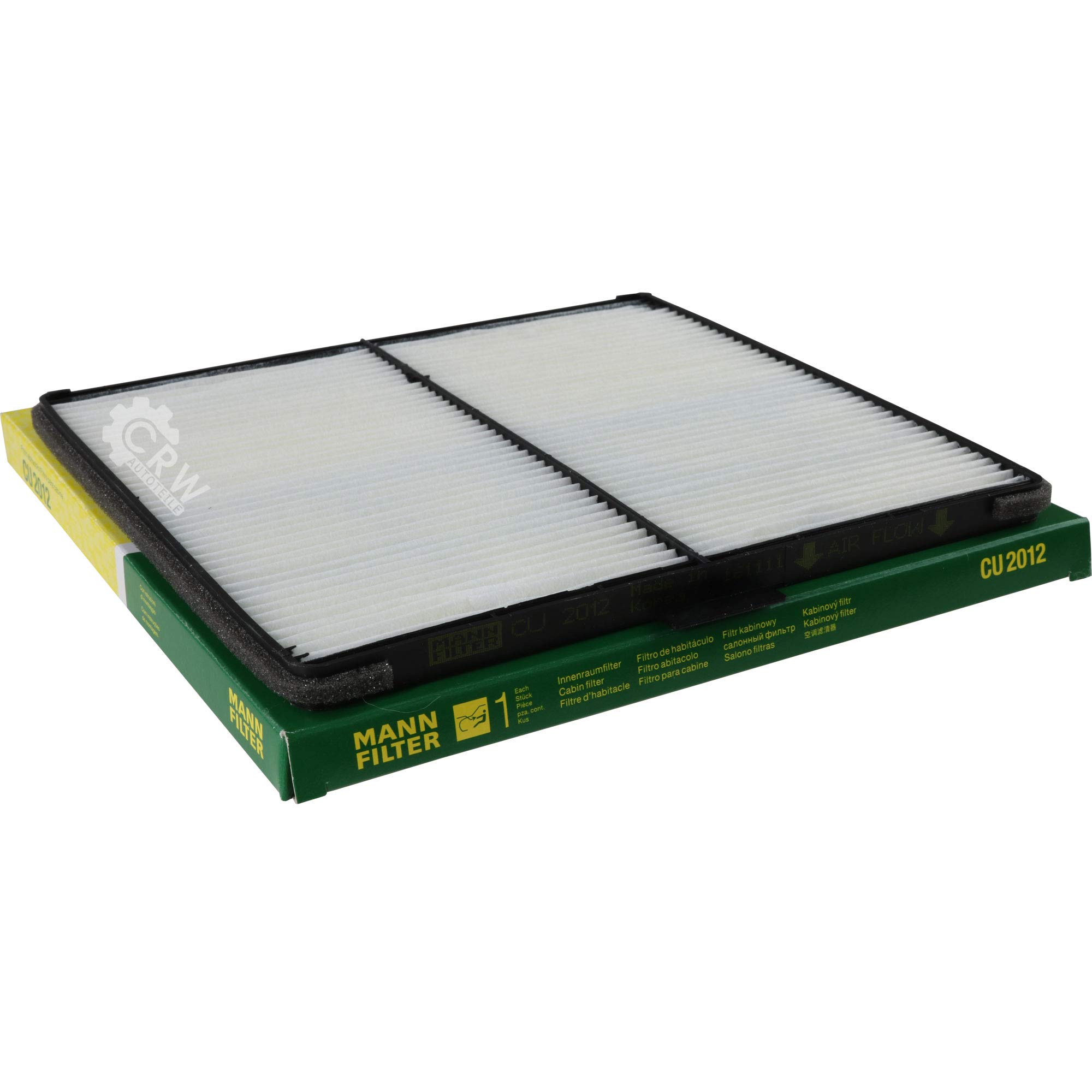 Paquete de inspección Kit de mantenimiento de filtros con filtro de aceite W 67/2, filtro de aire C 2214, filtro de combustible WK 55/3, filtro de habitáculo CU 2012, tornillo de cierre