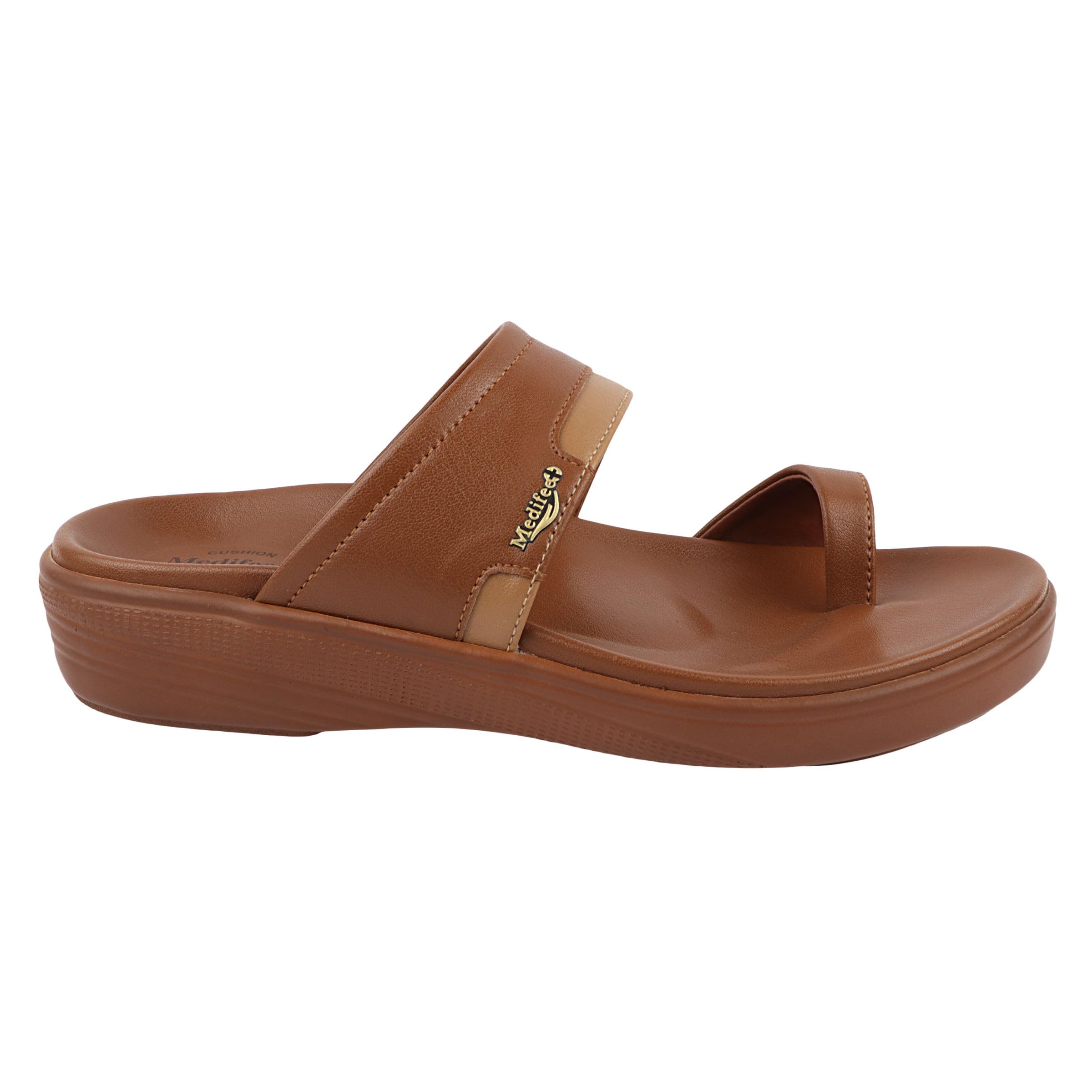 medifeet Men's Toe-Ring Duotone Band Sandals-picture-11