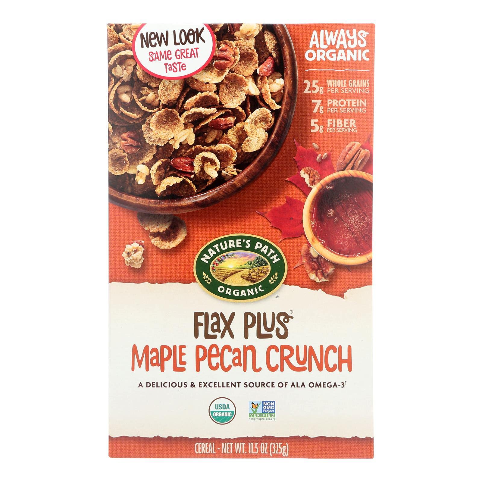 Nature's Path Organic Flax Plus® Cereal, Maple Pecan Crunch, 11.5 oz (325 g)