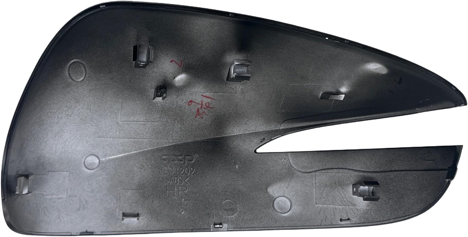 Spieg Passenger Side Mirror Cover for 2015-2016 Mazda CX-5, 2016-2019 CX-3 Painted Black Housing Cap Right KR22-69-1N1-51