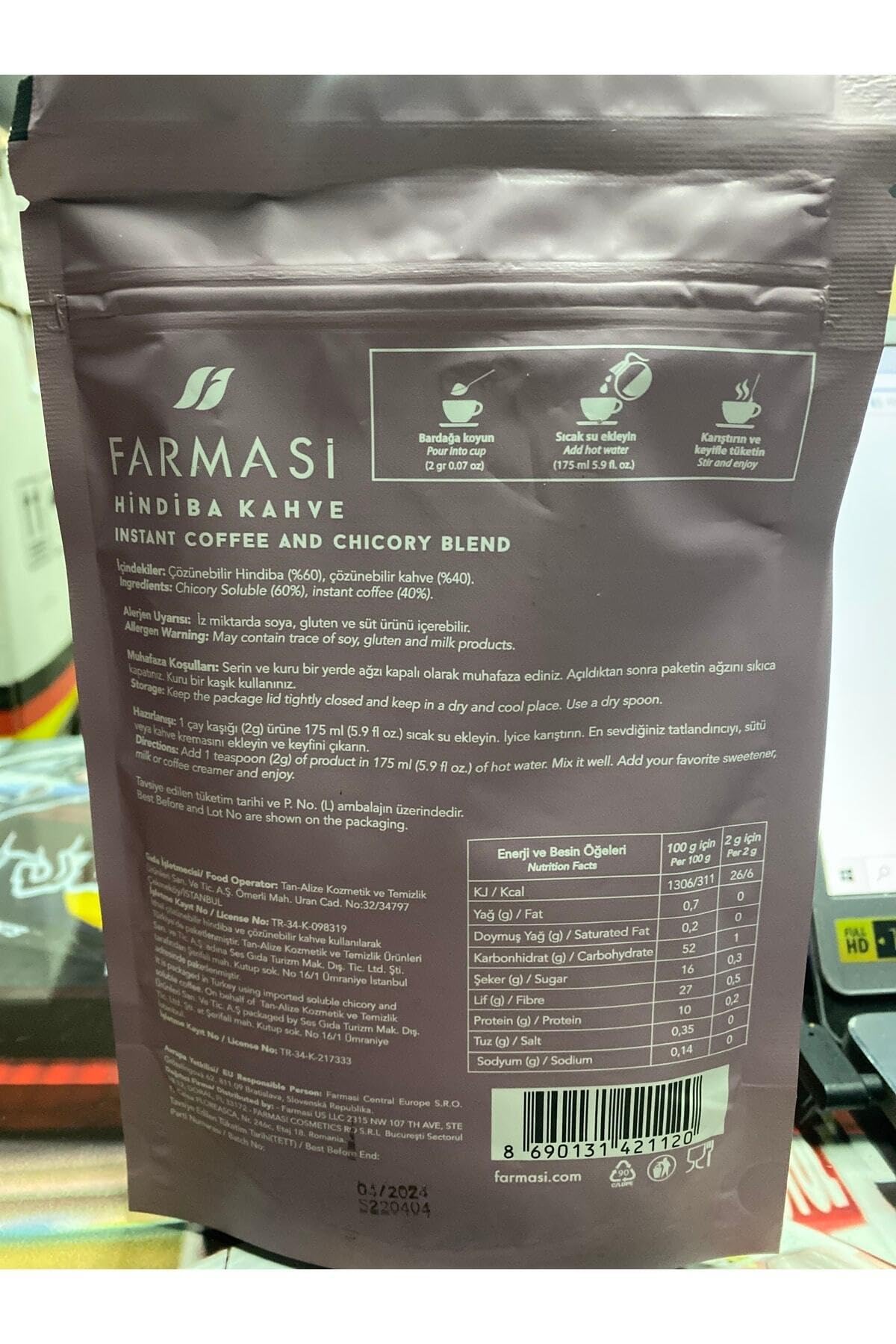 Farmasi NutriPlus Caffe Instant con Cicoria 100 g