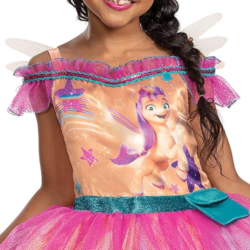 Miniatura 4 de Sunny Starscout - Disfraz oficial de My Little Pony Prestige para niños, talla (7-8)