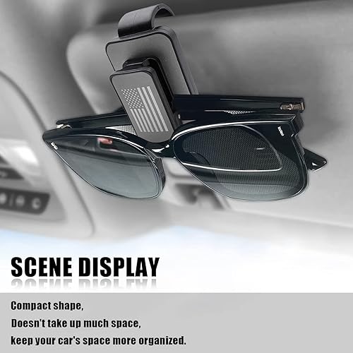 Miniatura 6 de Soporte para lentes de sol para visera de automóvil clip para gafas de sol para visera de automóvil accesorios interiores de automóvil clip