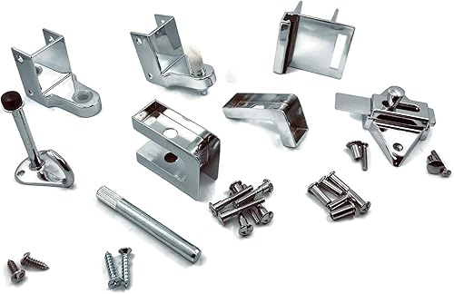 Harris Hardware DS-1-78 - Herrajes para puerta de entrada de Zamac fundido a presión, 78 pulgadas para puerta de 1-14 pulgadas Pilaster