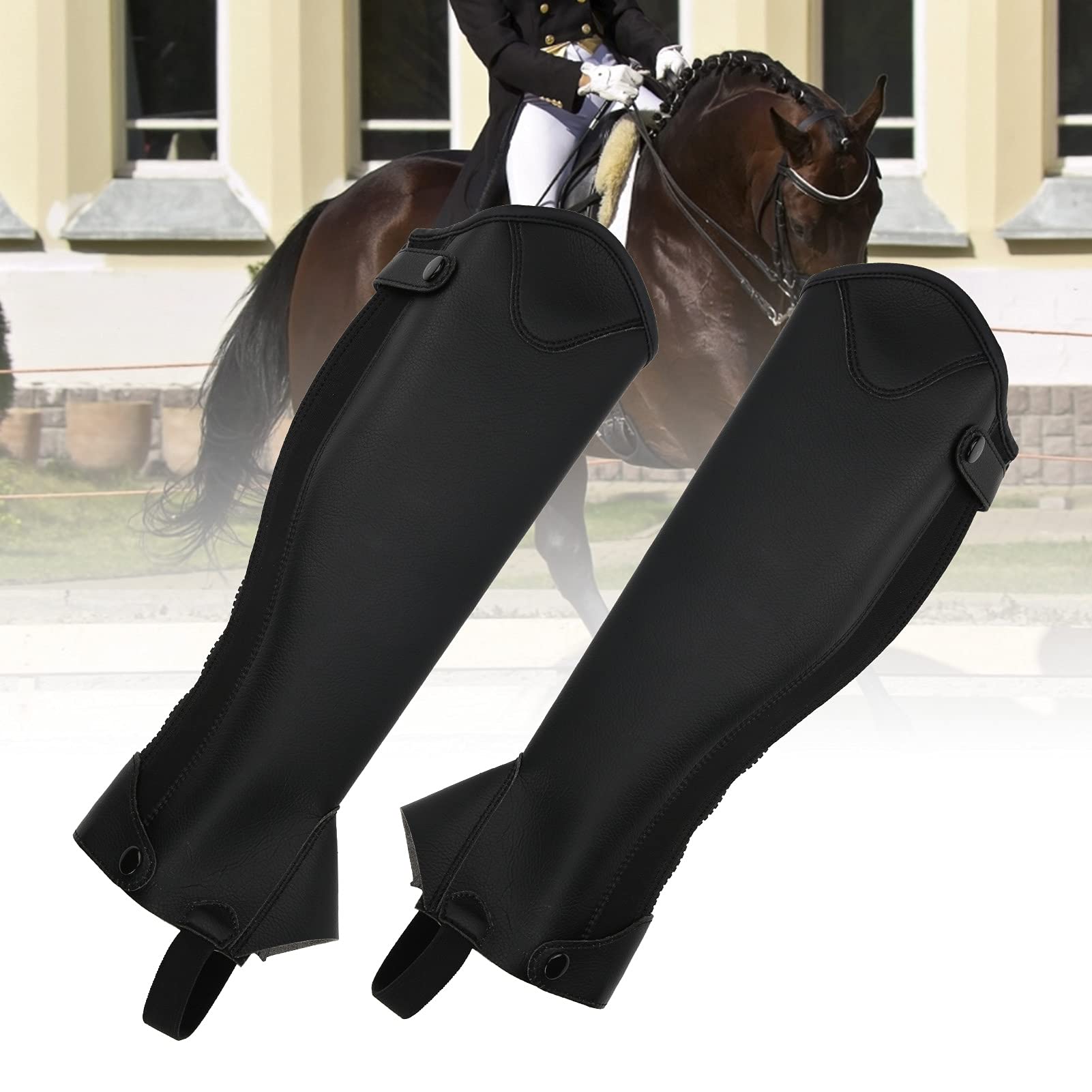 Protectores Para Caballo Cubiertas De Cuero De Ante Para Montar A