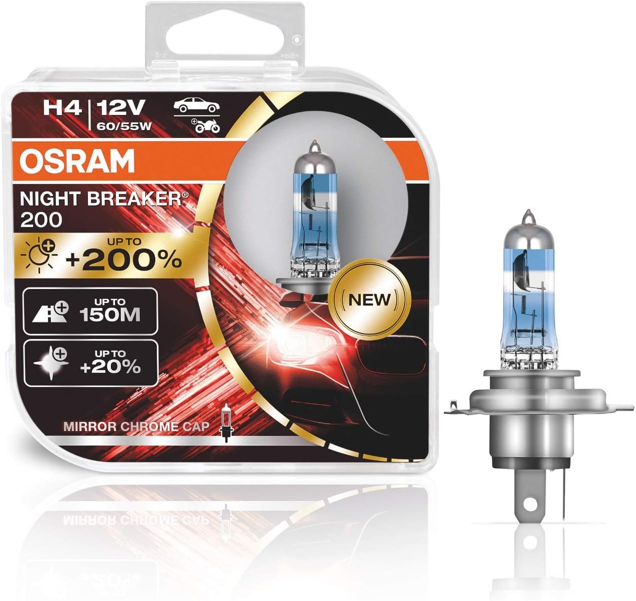 NIGHT BREAKER 220, H7, +220% Di Luminosità In Più, Lampada Faro