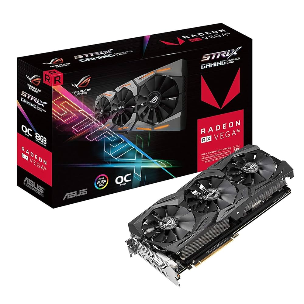 PCパーツ ASUS - ASUS ROG-STRIX-RXVEGA-O8G-GAMING Amazon.in: Buy ASUS ROG-STRIX-RXVEGA56-O8G-GAMING 8GB OC