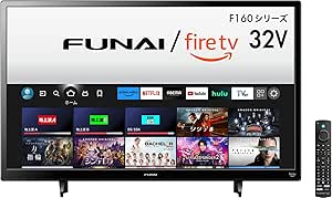 FUNAI FL-32HF160 32 V Fire TV with LCD Smart TV, Alexa Compatible, Built-in Double Tuner, External HDD Support (Back Program Recording Capable), 2023 Model