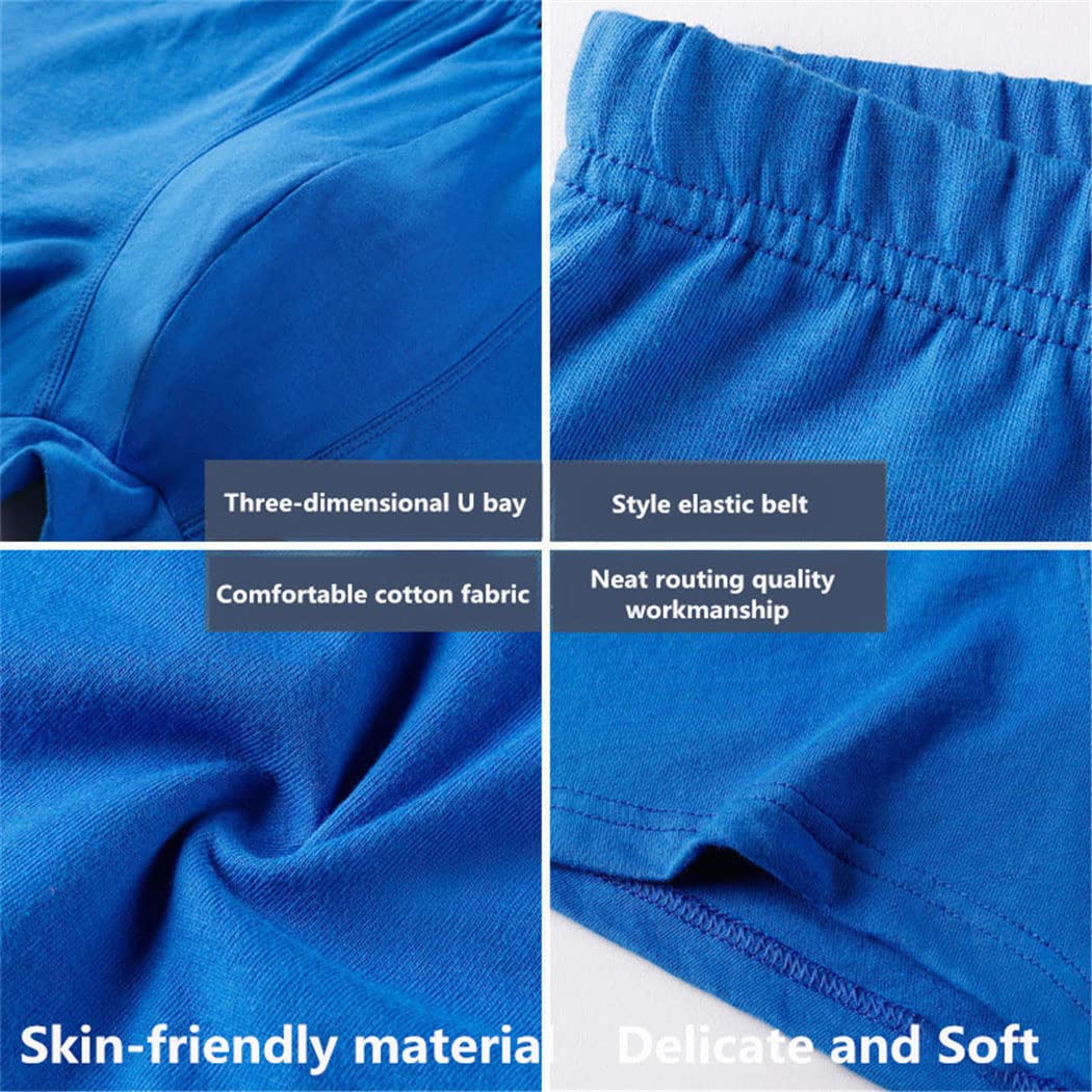 keusyoi 4Ps Mens Boxer Cotone Boxer Shorts Degli Uomini Biancheria Intima Degli Uomini Mutandine Famiglia Degli Uomini