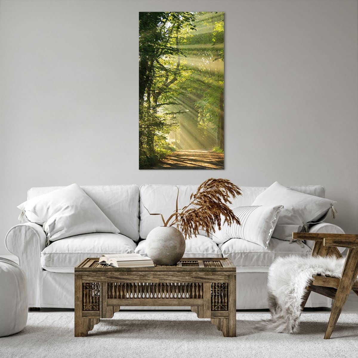 Quadro Su Tela, Natura Dell'albero Della Foresta Paesaggistica - Foto 12