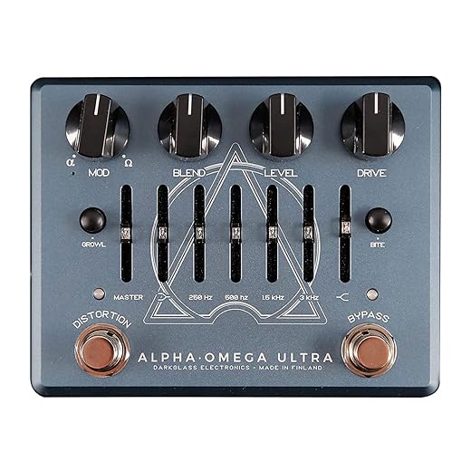 Darkglass Alpha Omega Ultra V2 Bass Preamp Pedal With Aux In