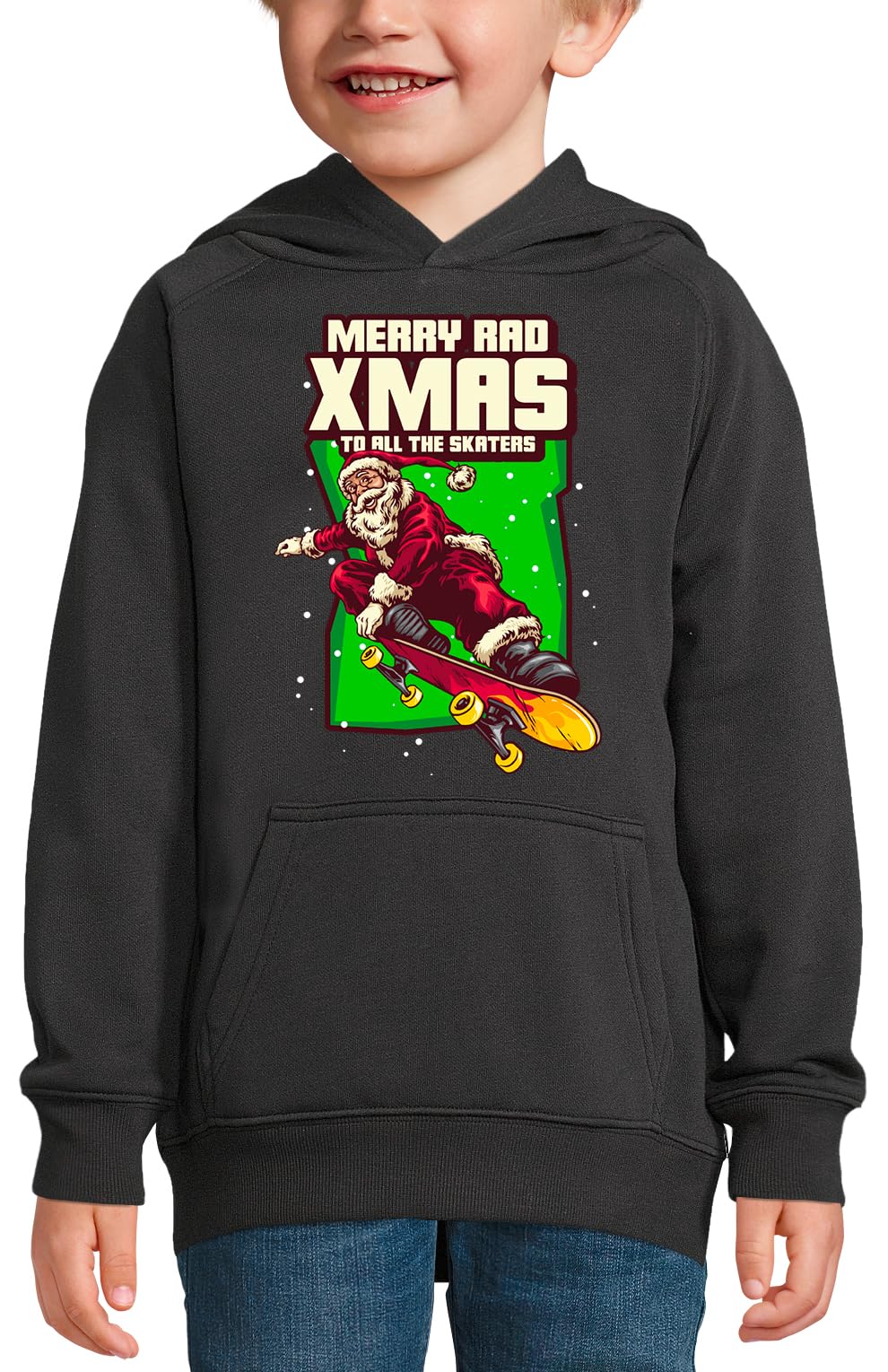 Sweat à capuche enfant chaud pour éviter le pull de Noël classique - 4