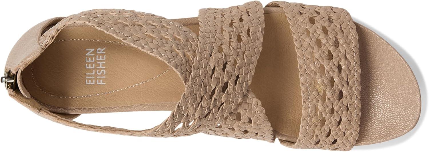 Eileen Fisher Womens Sport Sandal Parchment 7.5 M
