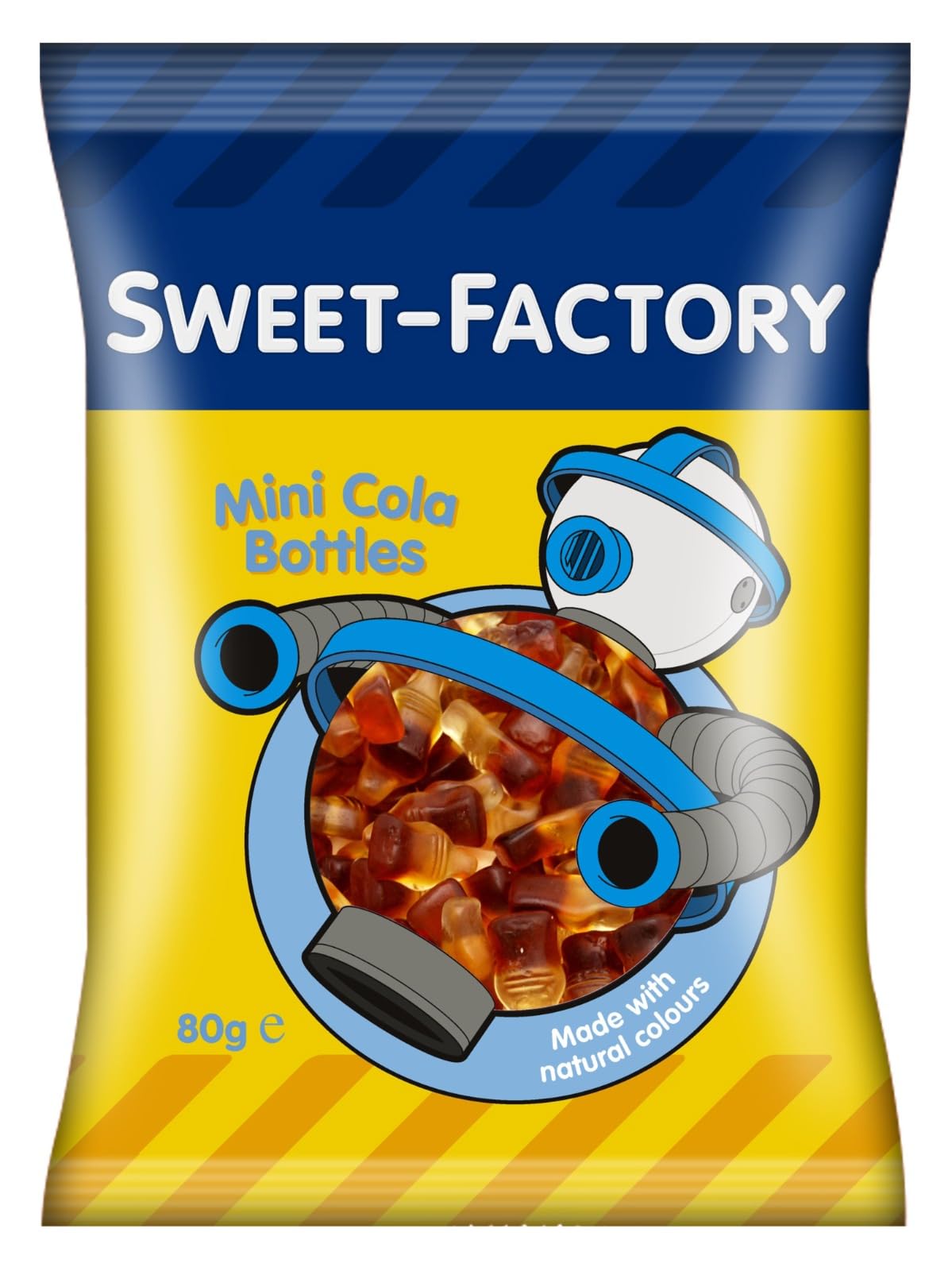 Sweet Factory Mini Cola Bottles Jelly Candies - 80 gm
