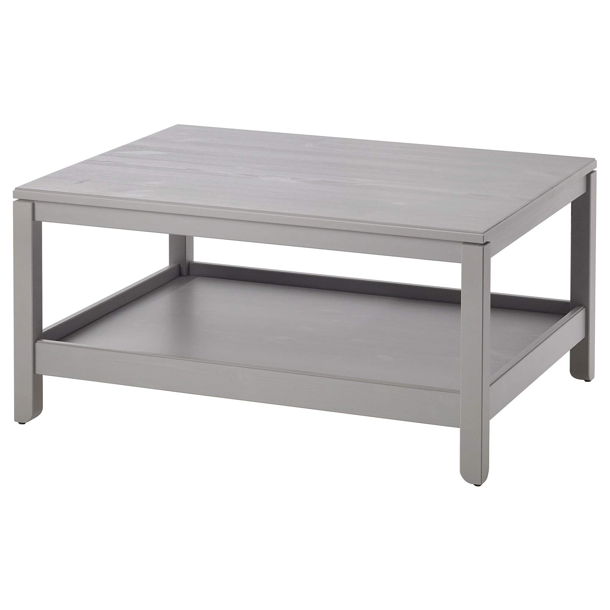 SIU Table Basse en pin Massif, Durable, assemblé - Longueur : 100 cm - Largeur : 75 cm - Hauteur : 48 cm