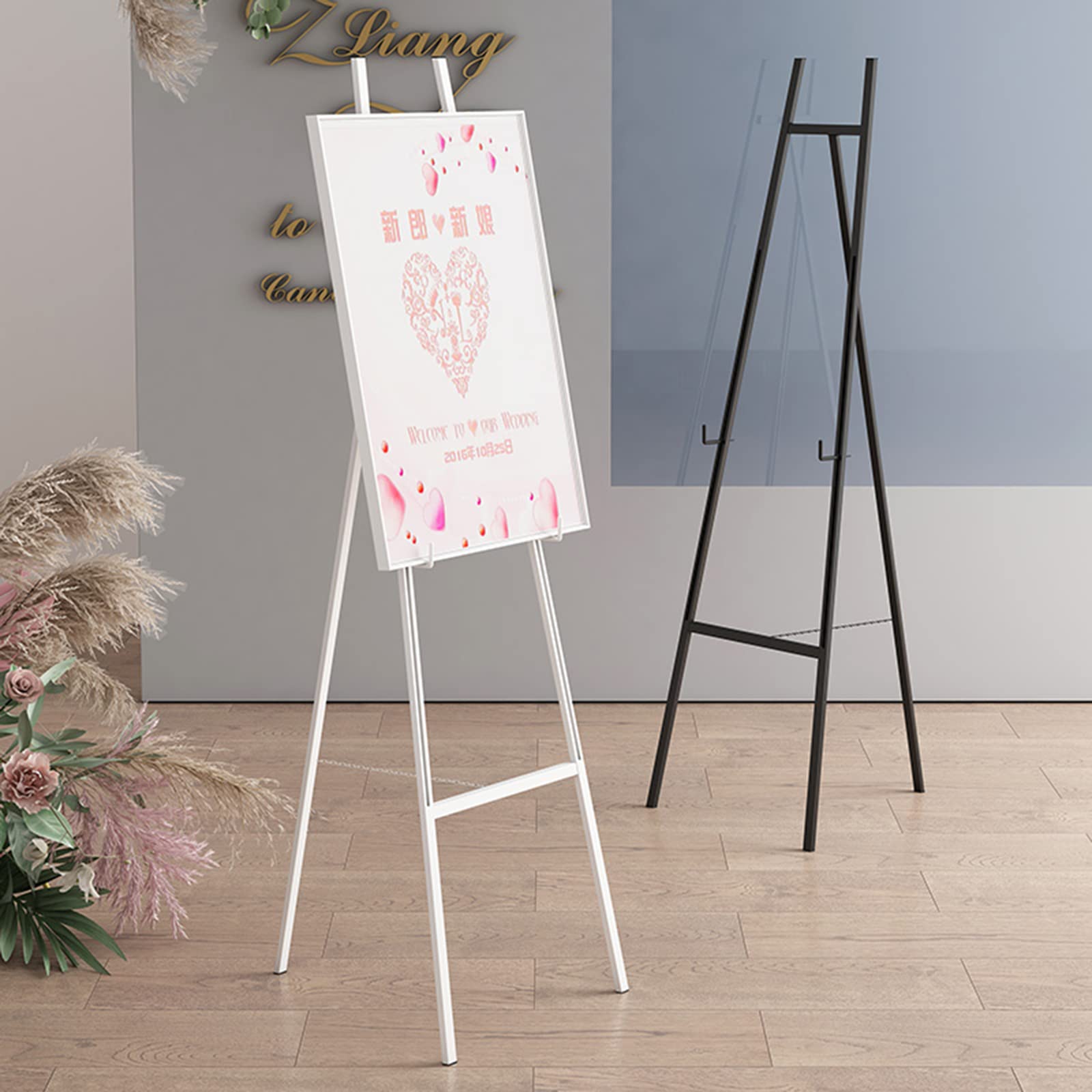 Amazon.co.jp: POP広告スタンド，イーゼル 店舗用看板 フロアスタンド