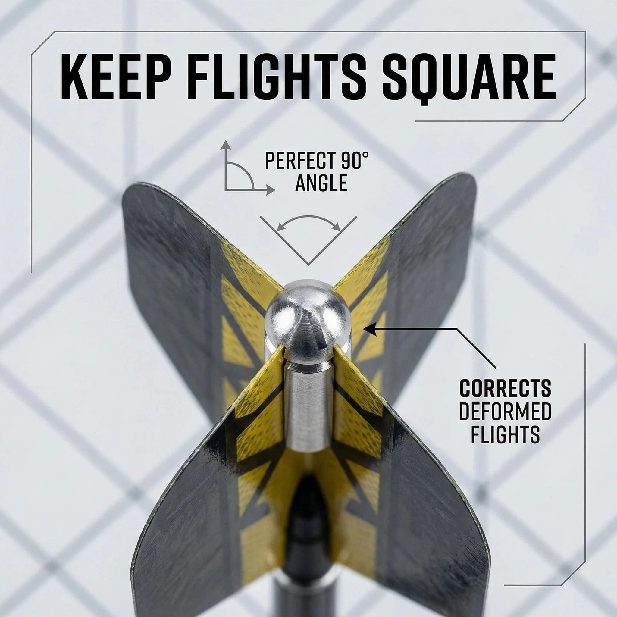 Sariputa Lot de 21 protections de fléchettes en aluminium - Protection légère - Fixé à 90 ° - Multicolore - 5