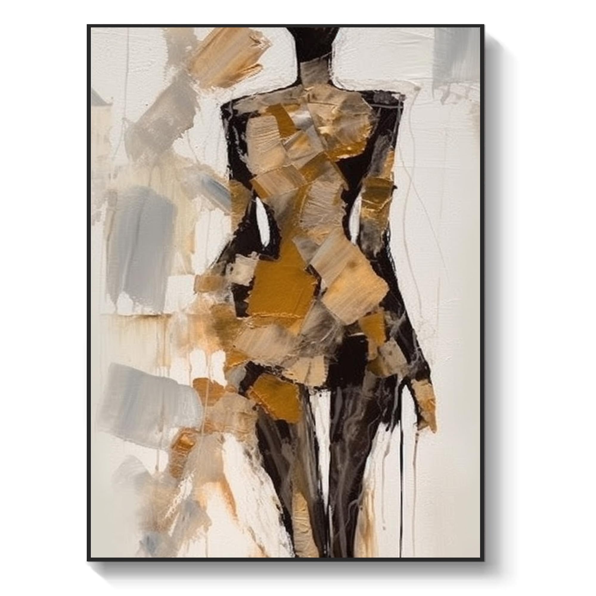 Amazon.com: Yahedoba Original female oil painting, original