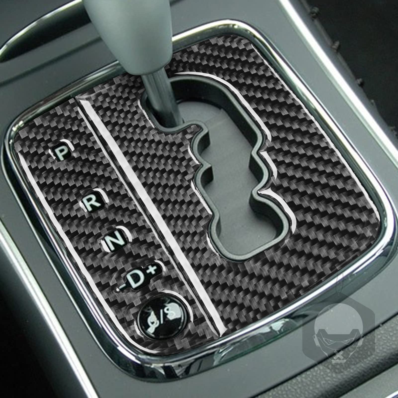 Copertura adesiva per telaio in fibra di carbonio, accessorio decorativo compatibile con Mercedes Benz Classe B W245 2005-2011 (classico, telaio del cruscotto del cambio 28)