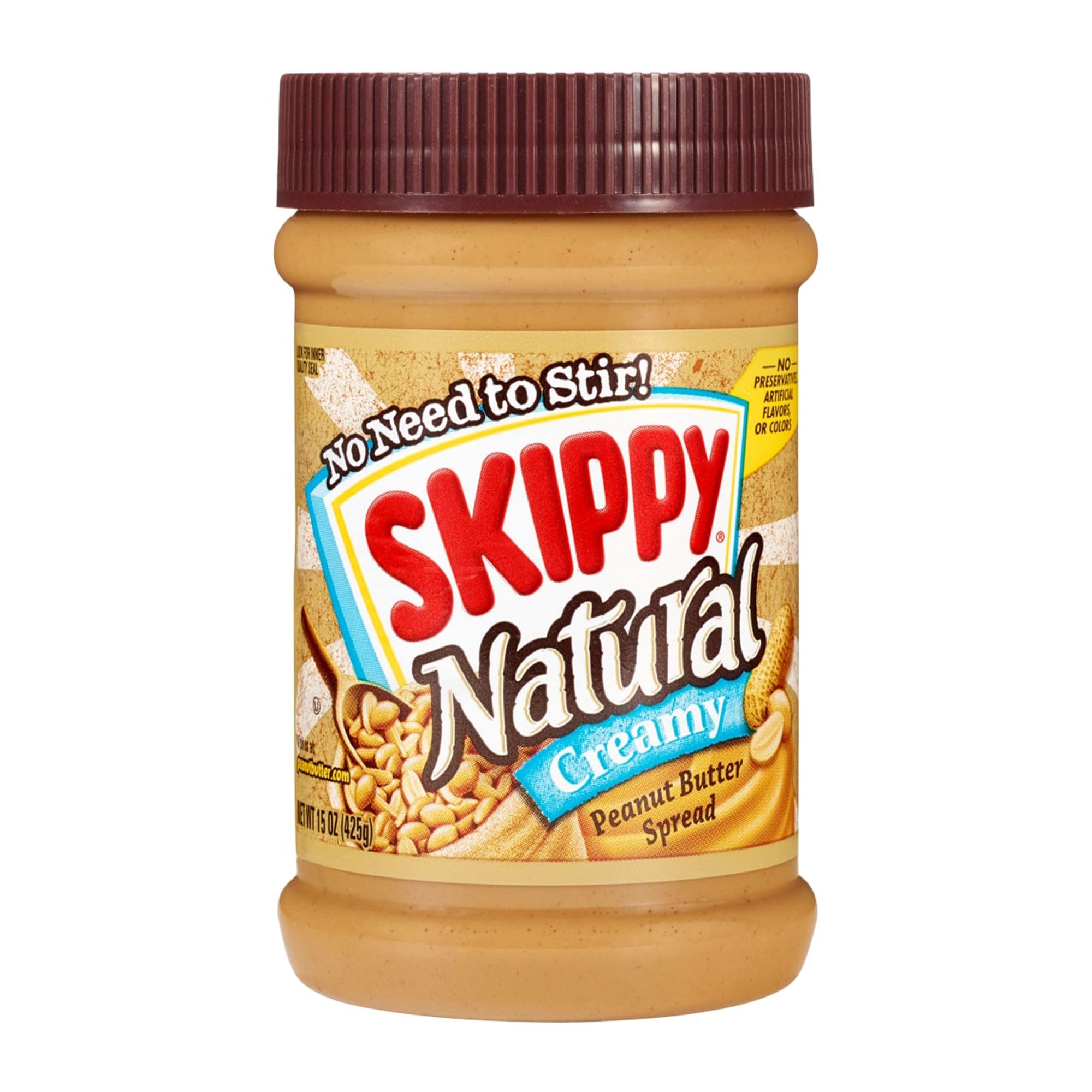 Skippy Peanut Butter, Creamy, Natural 425g