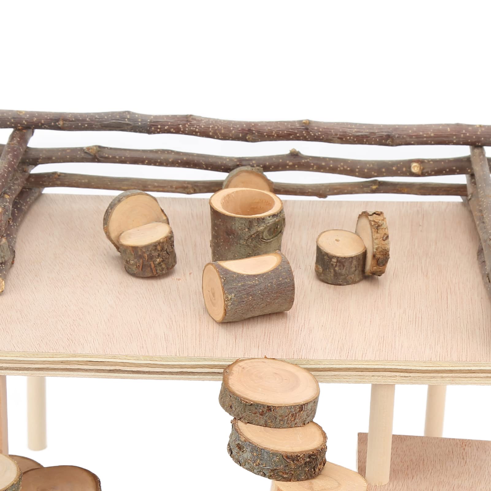 Juguetes de escalada de hámster de madera, juego de actividades para hámster, plataforma de escalada versátil para mascotas pequeñas, ideal para mejorar la actividad y el tiempo de juego