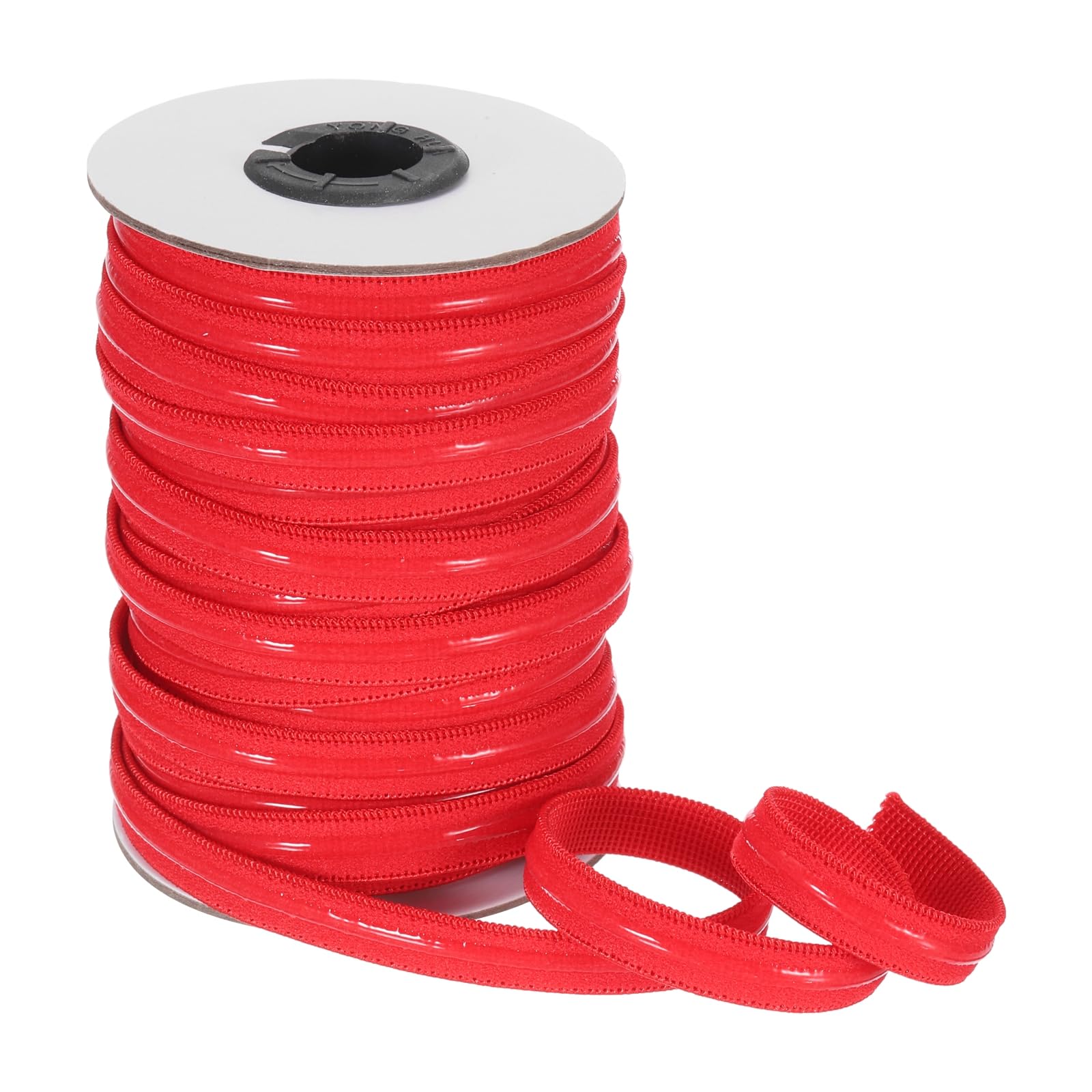 Photo 1 of MECCANIXITY Non-Slip Elastic Band,3/8 Inch x 20 Yards Red Polyester Silicone Stretch Band Silicone Grip for Clothing Accessories Wigs