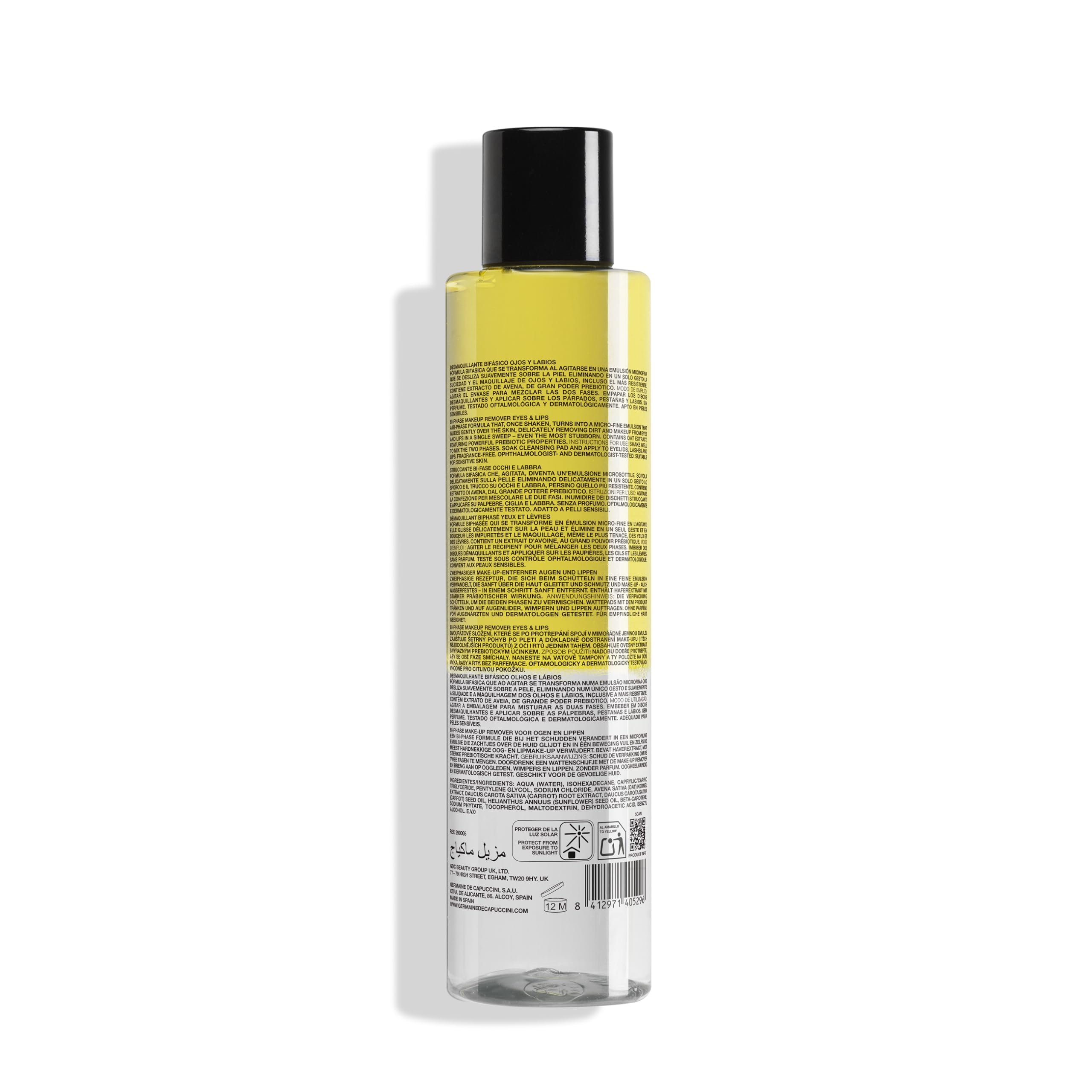 Germaine de Capuccini - The Cleansing Expert | Desmaquillante Bifásico Ojos/Labios - Waterproof, sin residuo graso - 125 ml