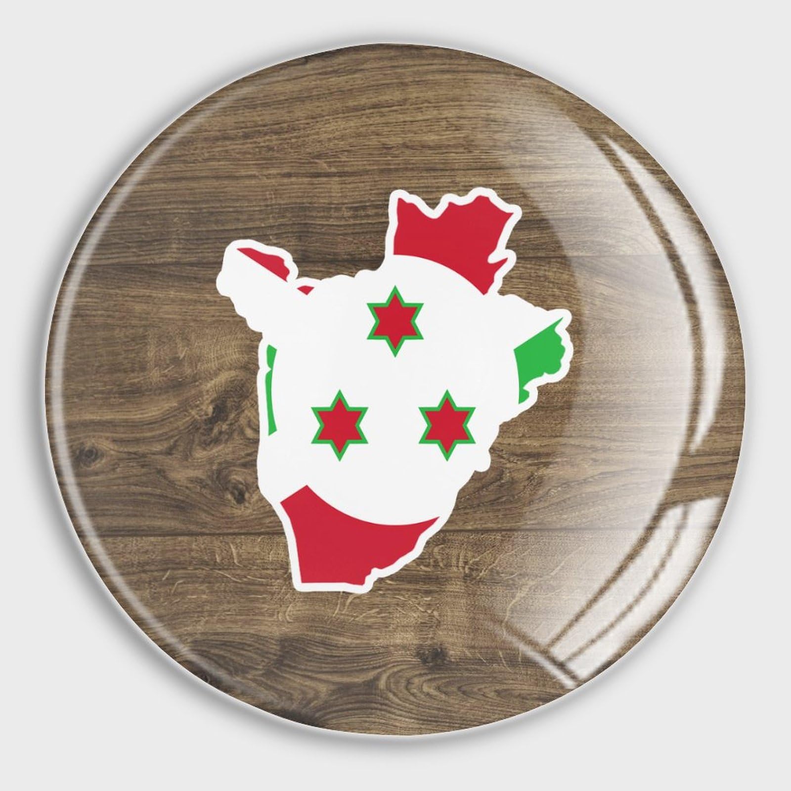 Aimants de réfrigérateur Burundi pour décorer la cuisine et la classe d'école