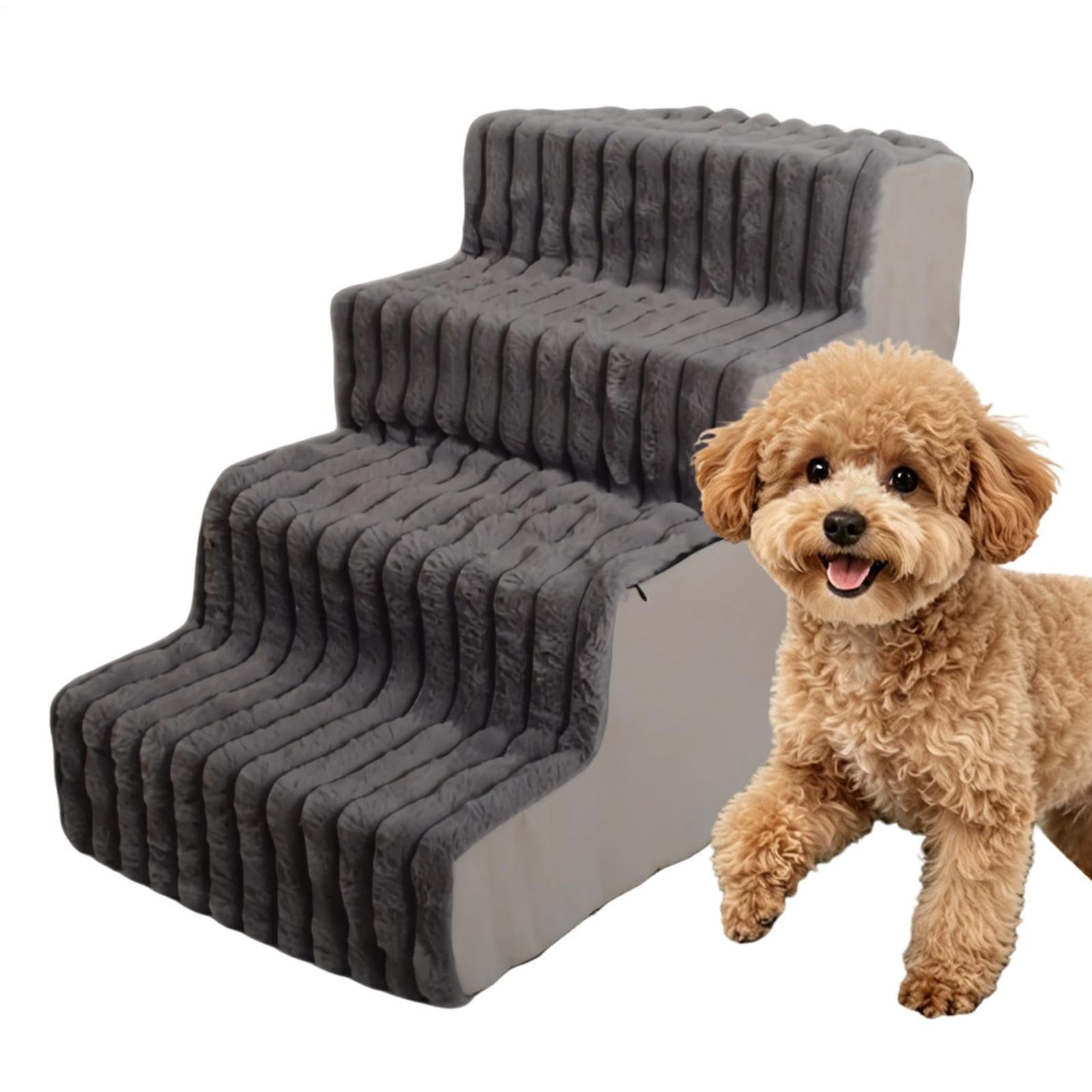 Escaleras para Perros Accesorio de Mascotas Desmontable Antideslizante y | Escalones Antideslizantes para Perros Para Perros Mayores Cachorros Pequeños Gatos Balcón Terraza Sofá Apartament