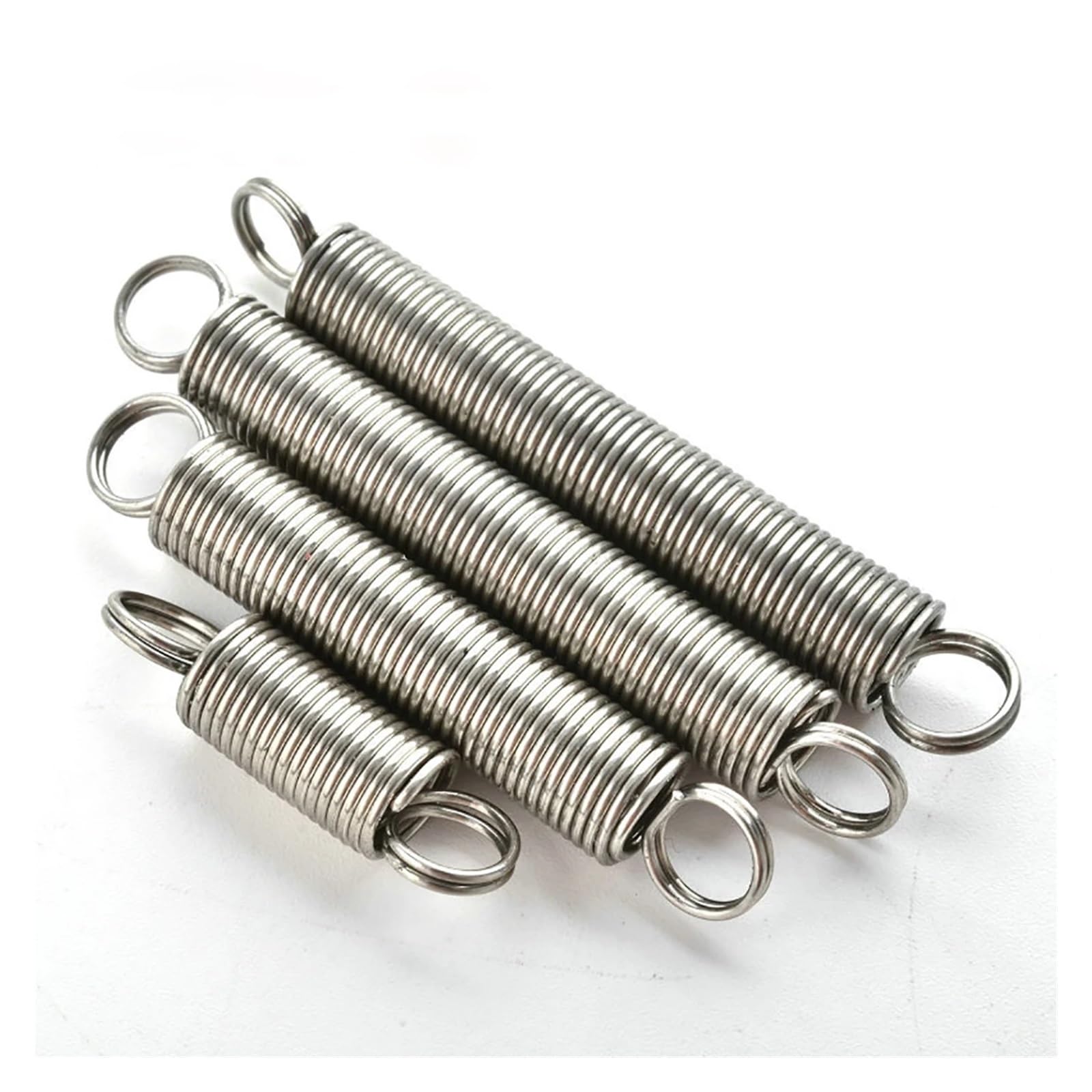 Mmlfx Onecolor 5Pcs Extension Spring 304 Stainless Steel Tension Spring 1Mm With Double Hook Wire Dia 1Mm*Od 6-8Mm*Length 20-60Mm (Size : 1X8x50mm)