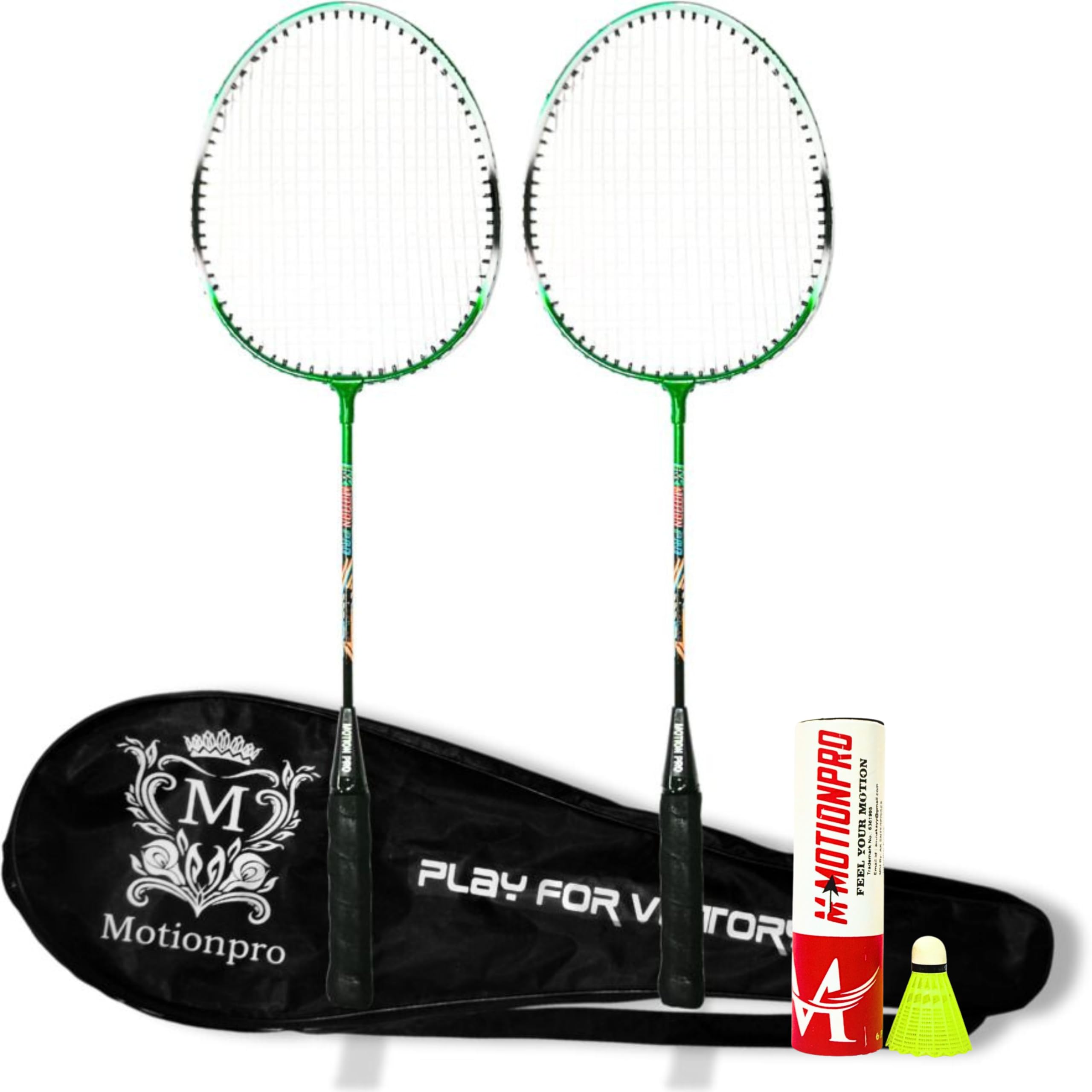 motionpro Badminton Racket Combo Set, Lightweight Badminton Racquet-picture-32