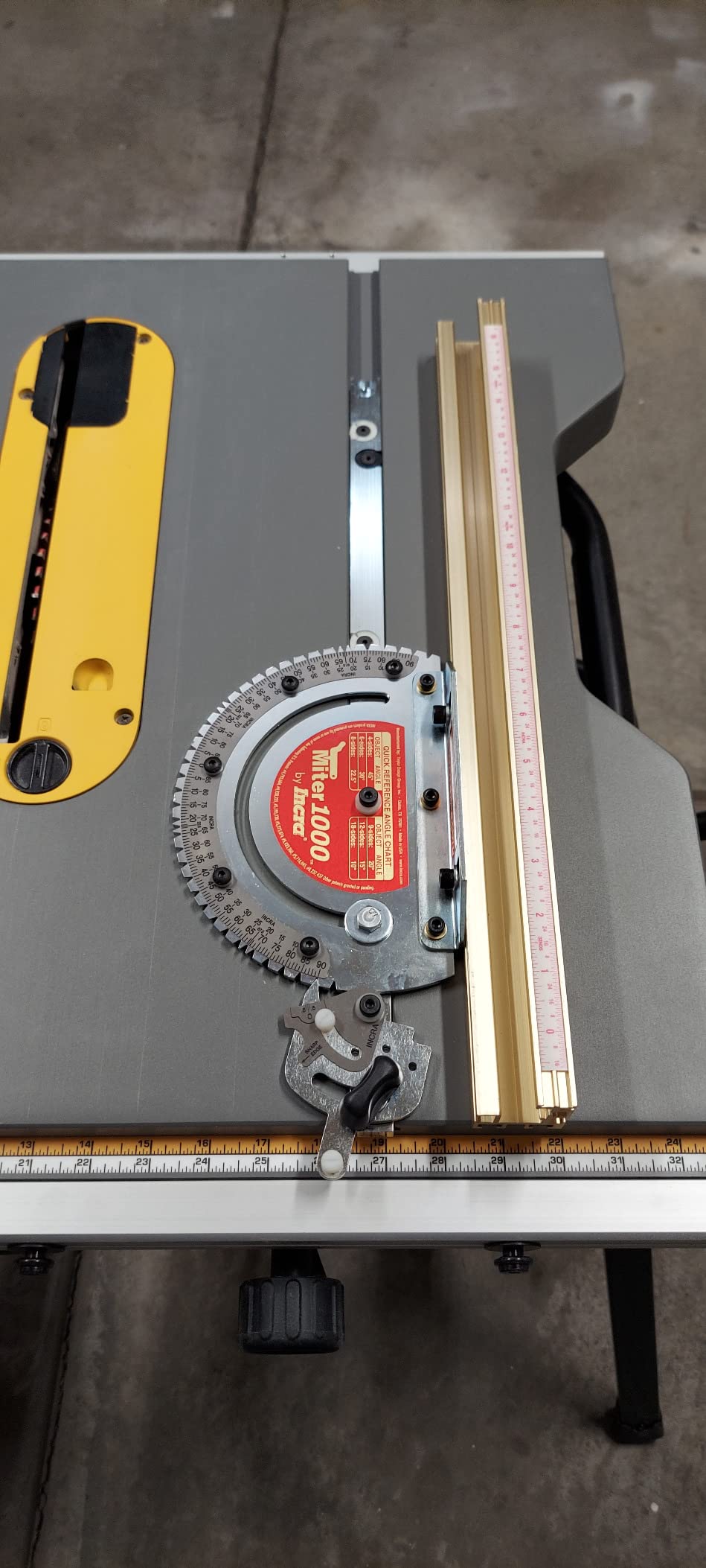 24/mo Finance Incra MITER1000/18T Miter 1000 Table Saw Mitergauge