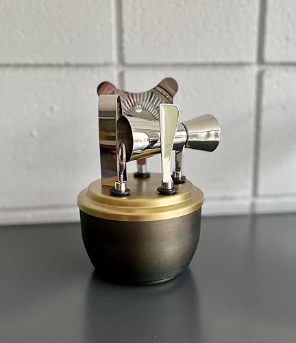 Miniatura 2 de Deco Silver or Speakeasy - Coctelera de acero inoxidable dorado antiguo, herramientas de bar, cubo de hielo y enfriador de vino  Speakeasy Oro