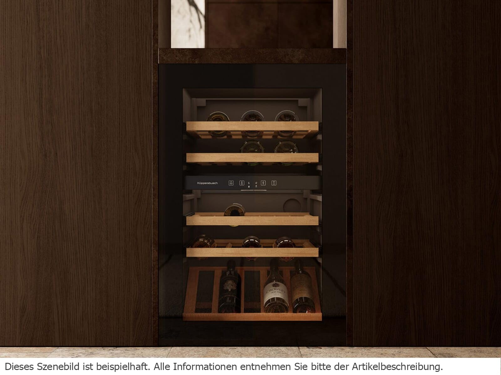 Küppersbusch FWKU 1531.0 S K-Series.5 Unterbau Weinklimaschrank Schwarz