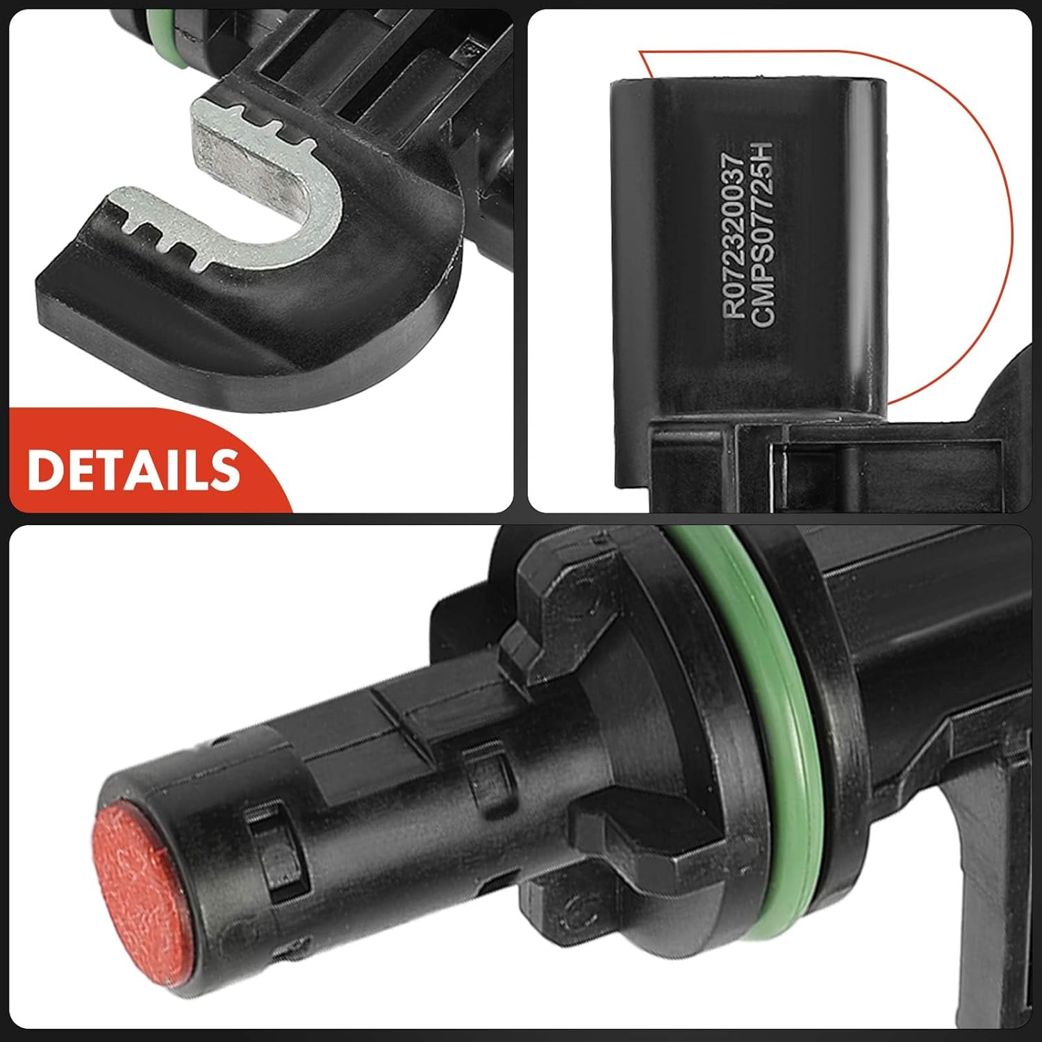 A-Premium Engine Camshaft Position Sensor Compatible with Chrysler Pacifica 2008 Town & Country & Dodge Grand Caravan 2008-2010 & Jeep Wrangler 2008-2011, Replace# 05149078AD, 05149078AC