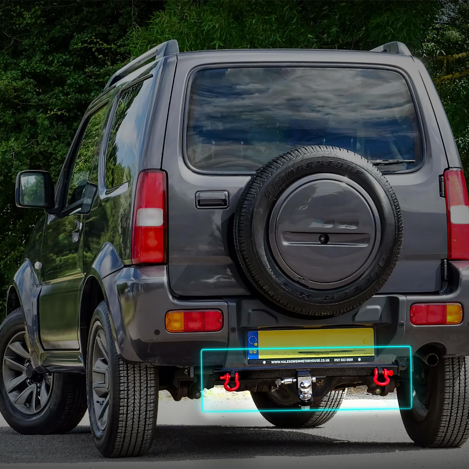 Archaic Gancio Traino per Suzuki Jimny JB23 JB33 JB43 1998-2017, Gancio di traino fisso per Jimny