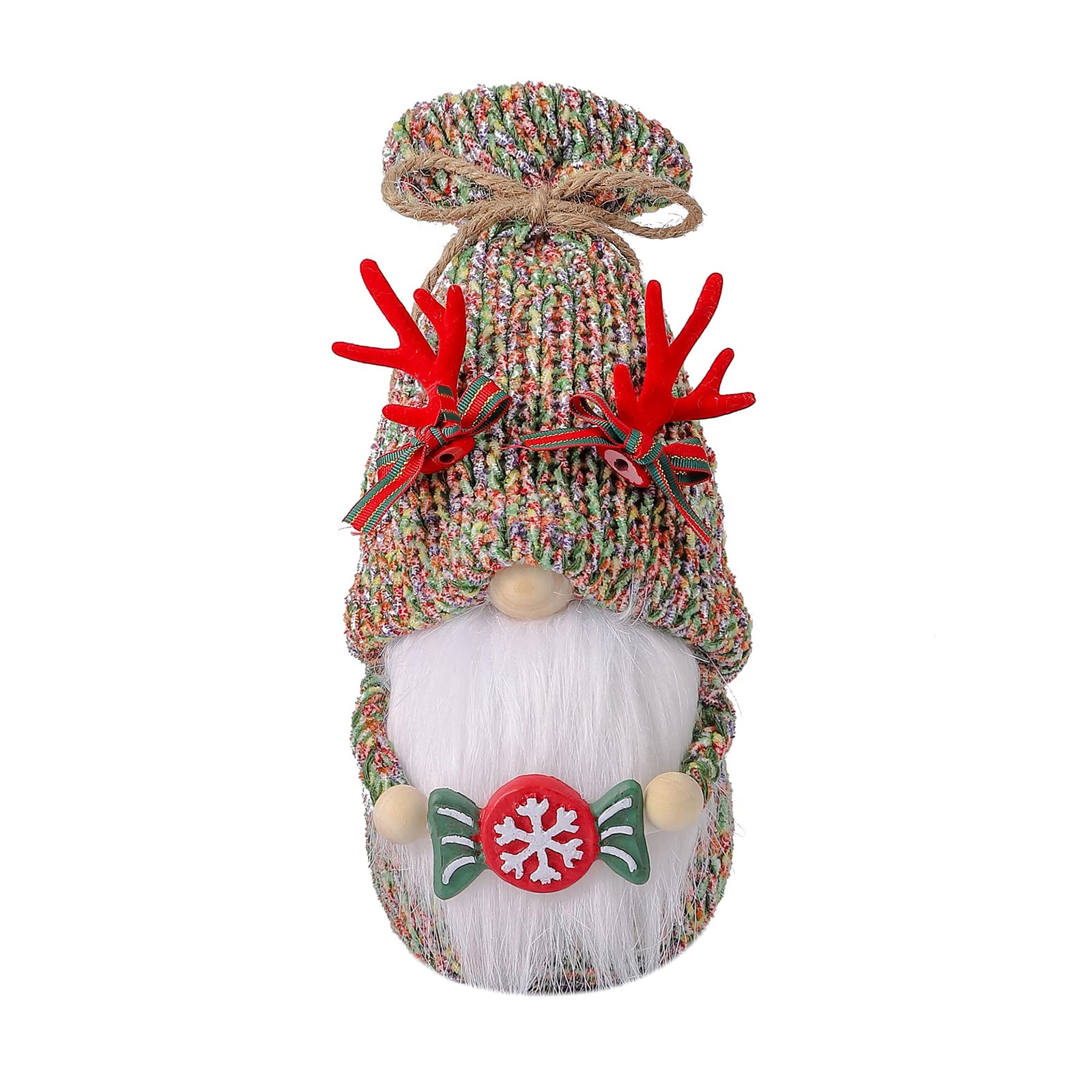 Christmas Faceless Doll-Cute Santa-Claus Baubles-Snowman Toys-Xmas Festival Figurines Tree Ornament Decor for Home Party Christmas Tree Stuffed Toy Cloth Elf-soft Dwarf-figurine Textile Gnome-glass