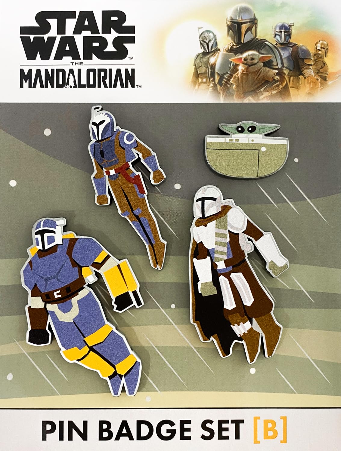 STAR WARS マンダロリアン ピンバッジ 3点 Amazon.co.jp: STAR WARS マンダロリアン ピンバッジセットB IBA330