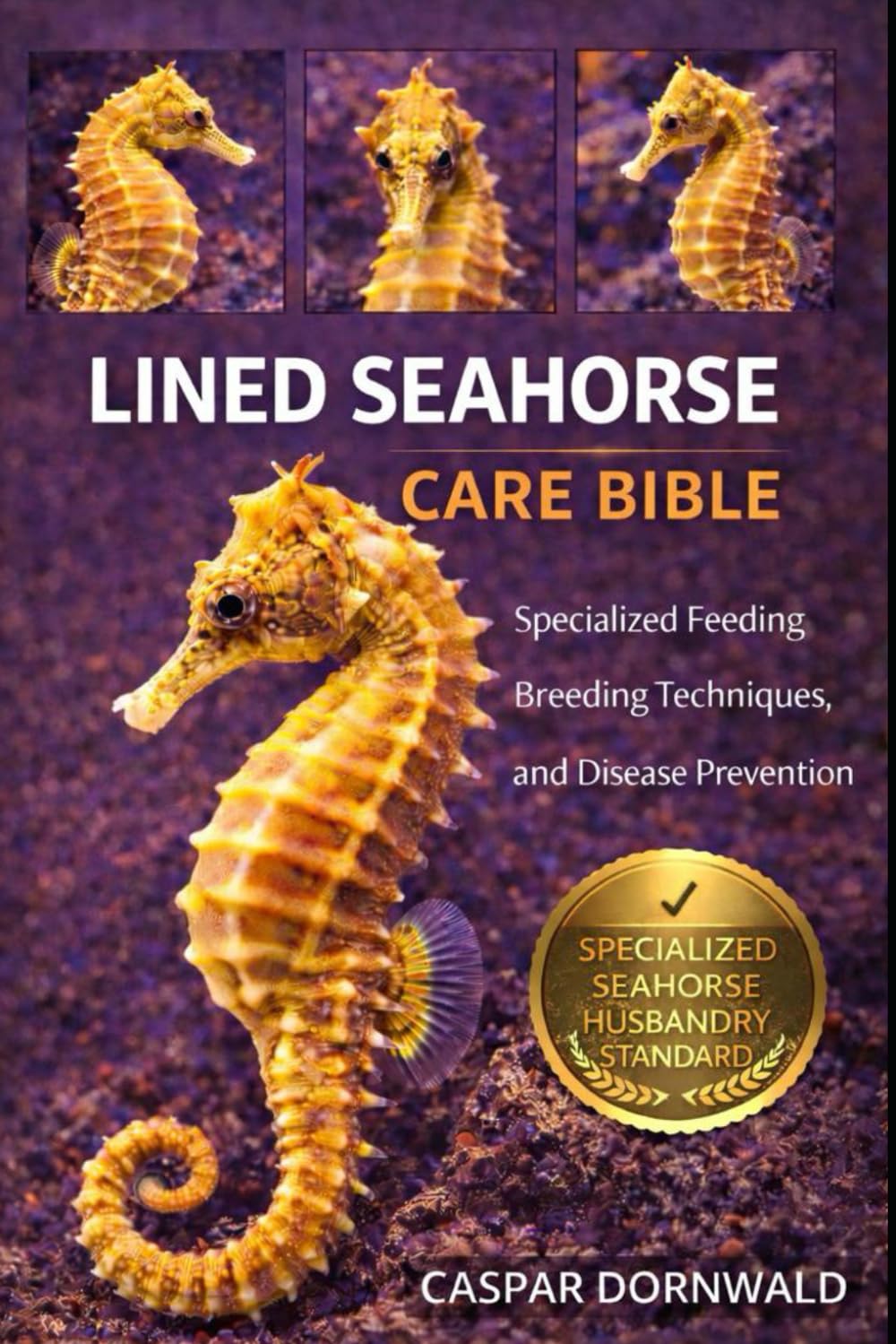 LINED SEAHORSE CARE BIBLE: Specialized Feeding, Breeding Techniques, and Disease Prevention