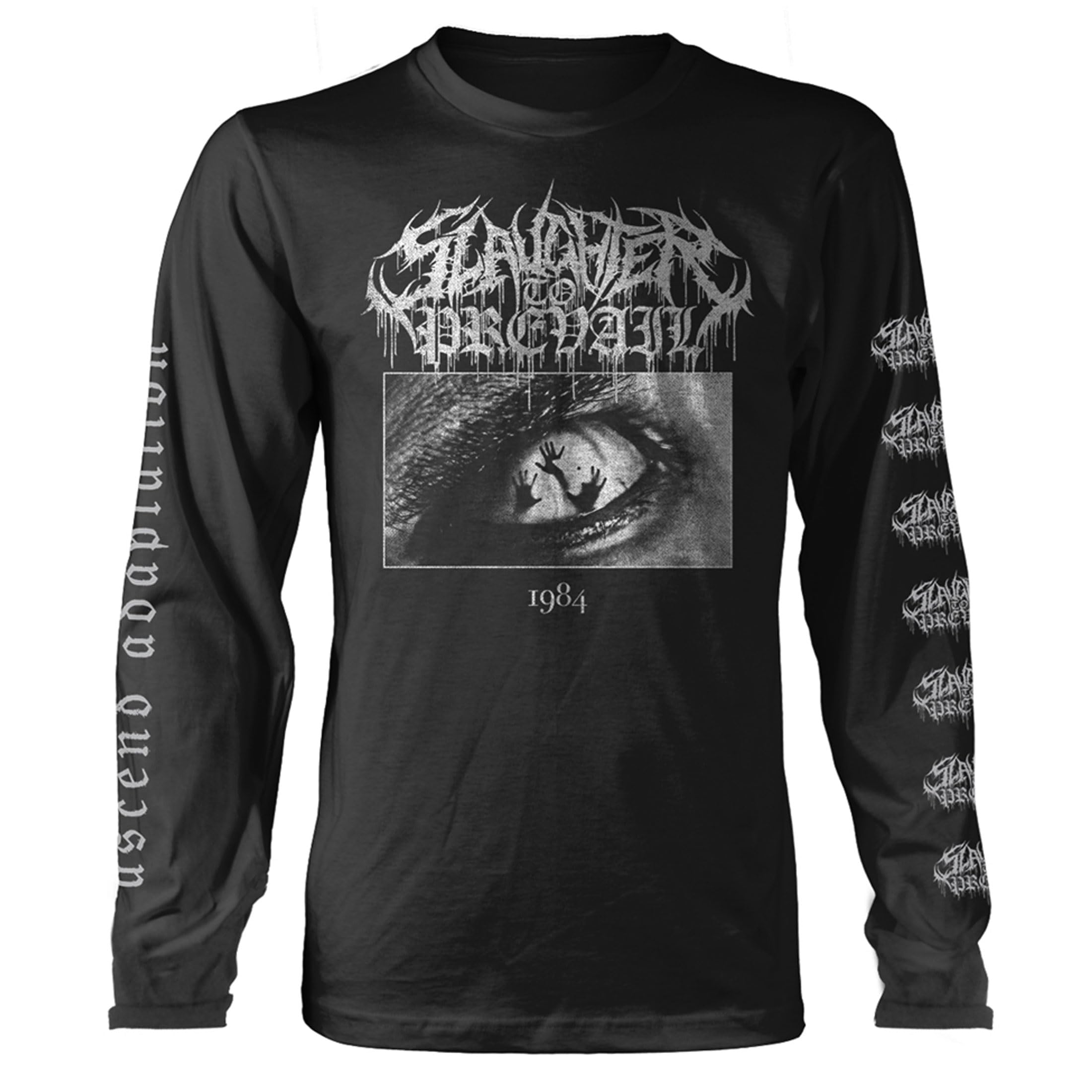 Plastic Head Slaughter to Prevail '1984' Black Long Sleeve Shirt (UK, Alpha, XXL, Regular, Regular, Black)