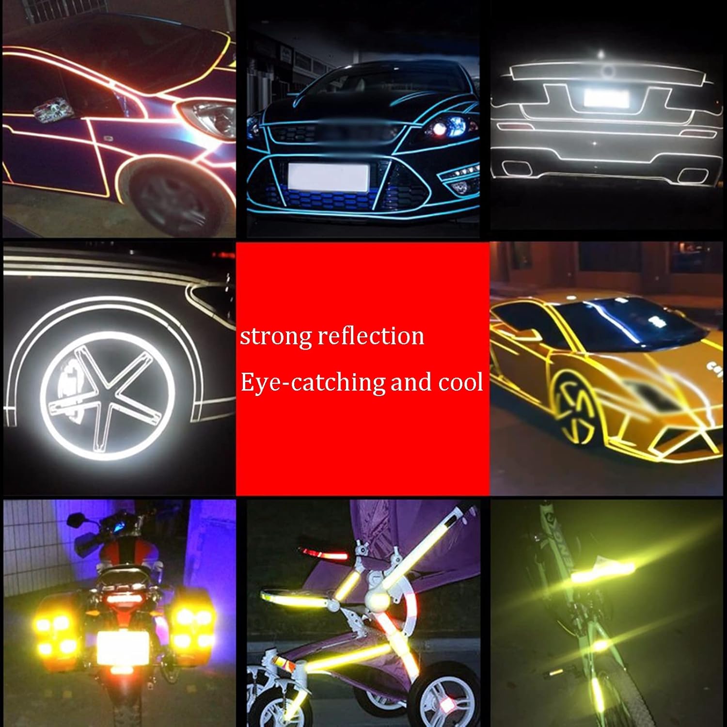Reflective Tape, 2 Inch X 9.8 Feet Reflective Tape - High Visibility