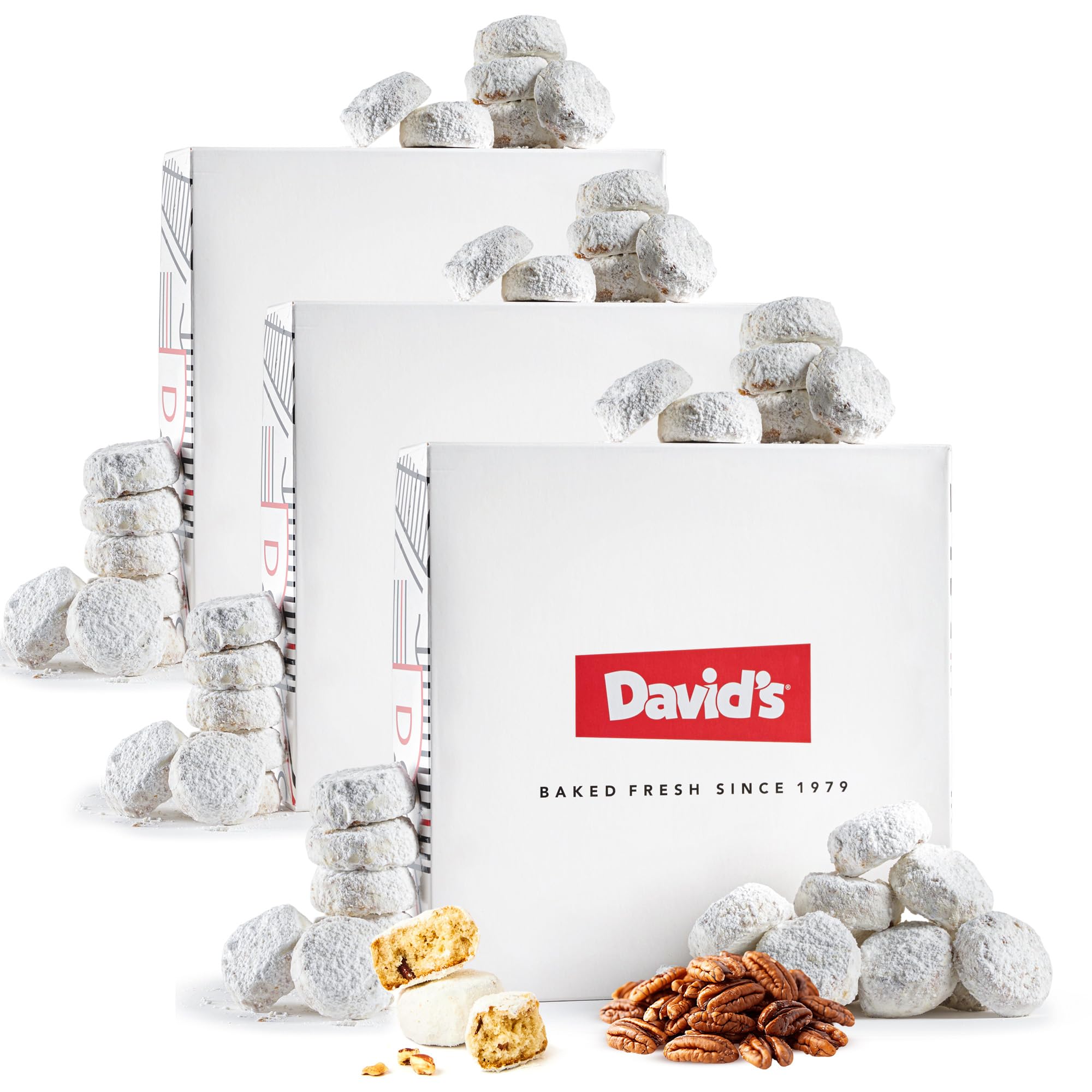Amazon.com: David's Cookies Butter Pecan Meltaway Cookies Gift Box
