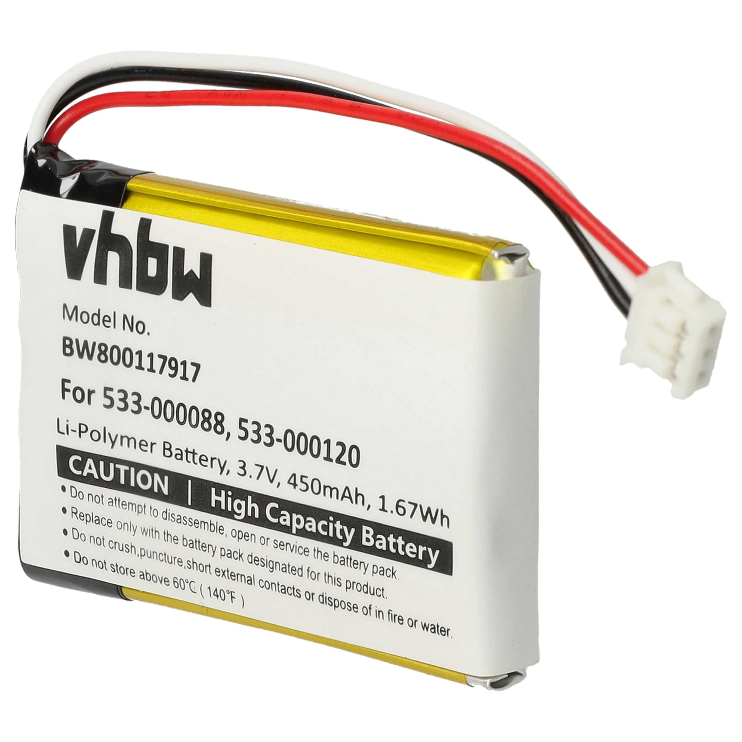 vhbw Akku kompatibel mit Logitech 910-004362, 910-004374, M-RO052 