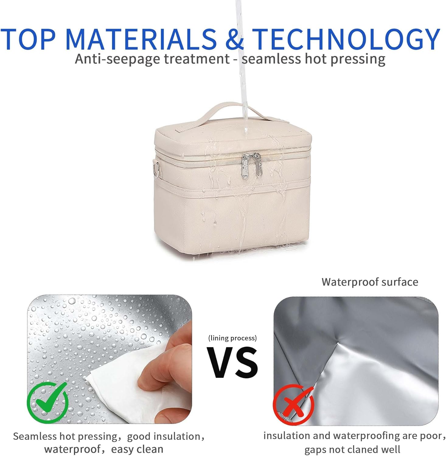 Insulated Lunch Bag for Women Adult Lunch Box Lightweight Waterproof Lunchbox Soft Cooler Reusable Lunch Bags for Work - Image 5