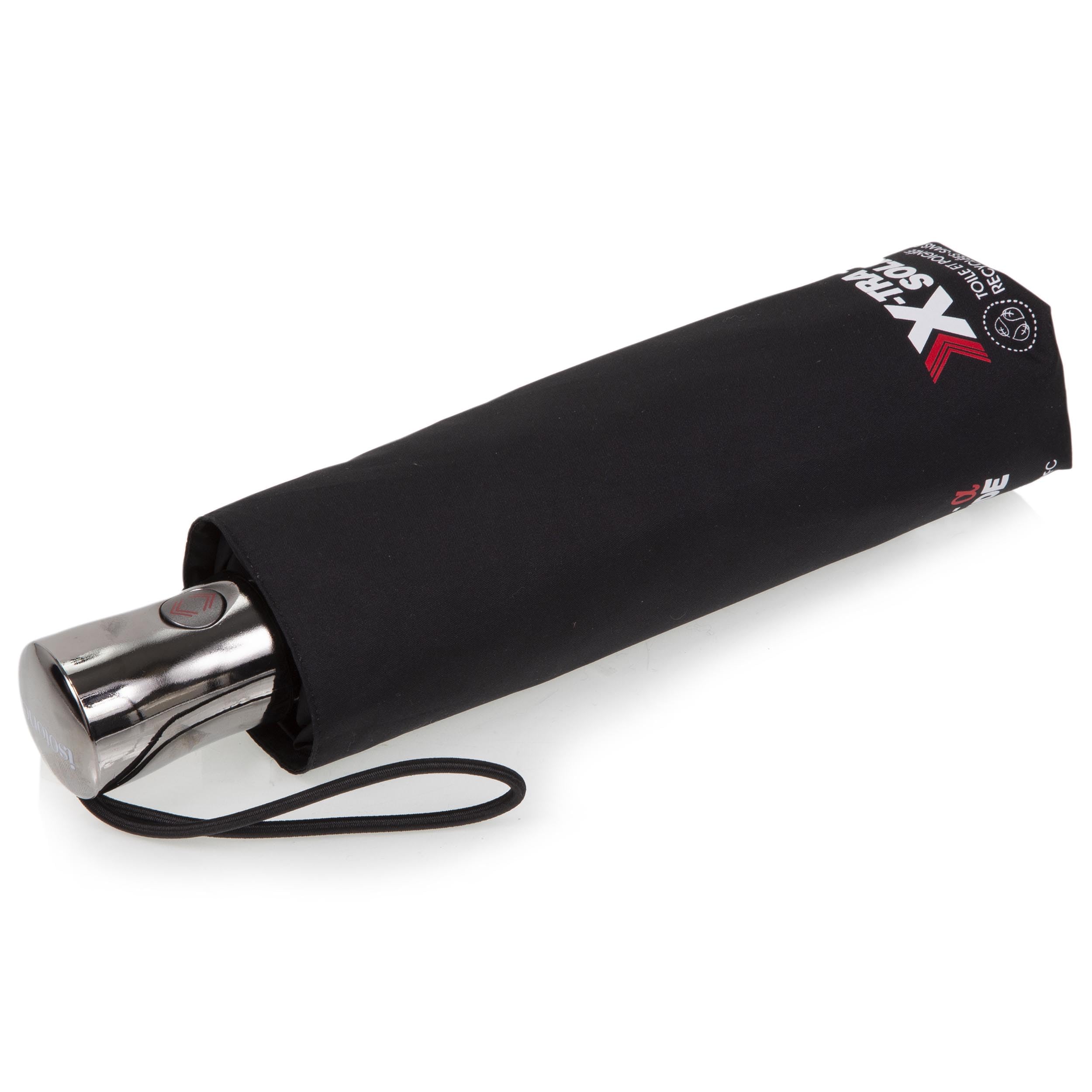 Isotoner Paraguas x-tra sólido anti-vuelco, ultra impermeable, apertura/cierre automático,