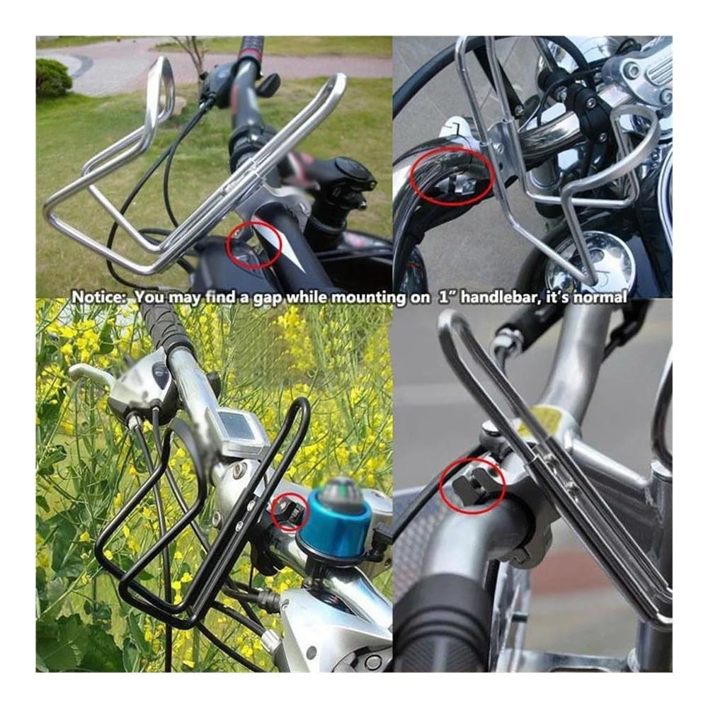Portavasos De Aleación De Aluminio para Motocicleta Soporte para Botellas De Agua Y Bebidas Gafas Bicicleta para R18 Lateral Portabidones