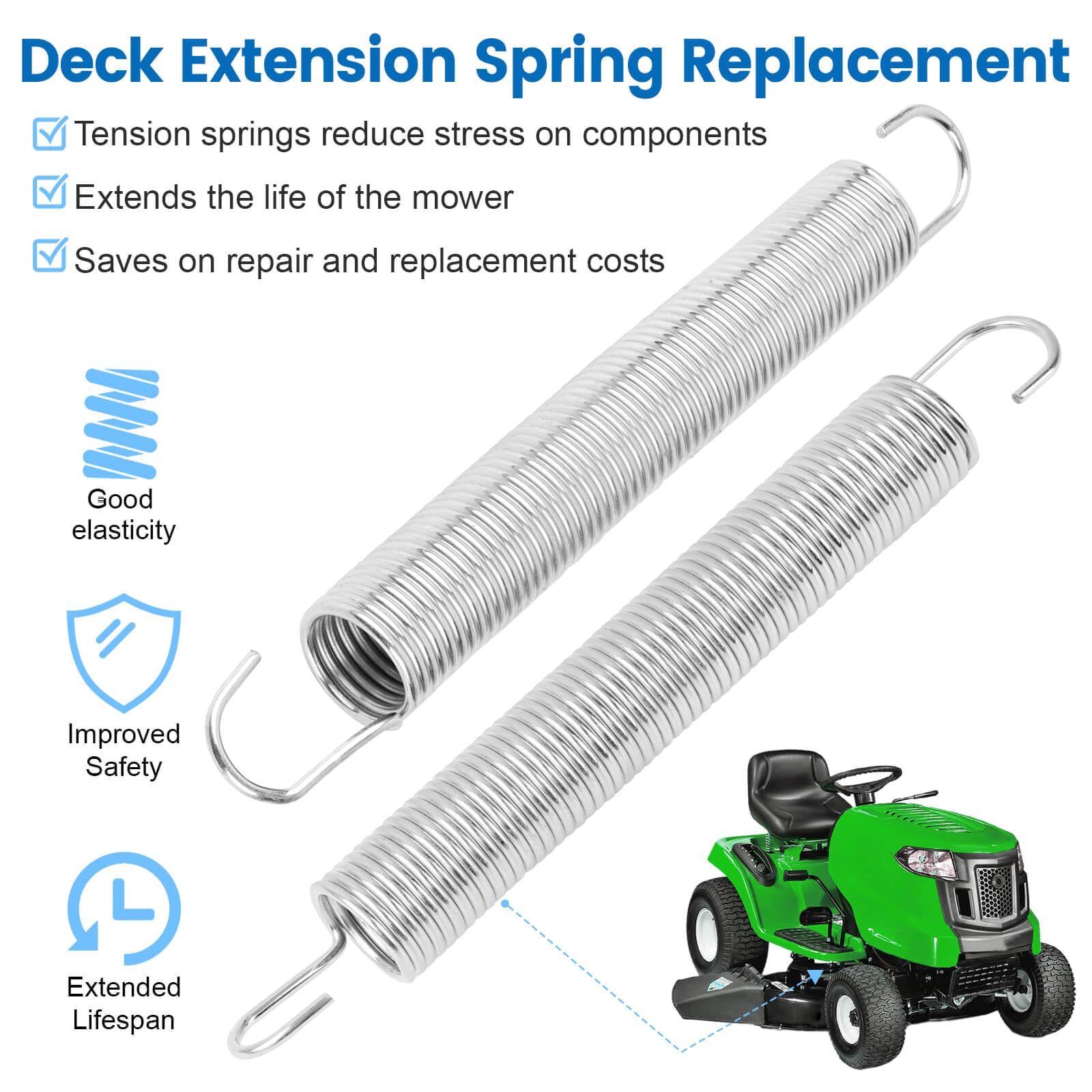 Amazon.com : QCG 932-0384 Extension Spring, Replace 732-0384 Lawn