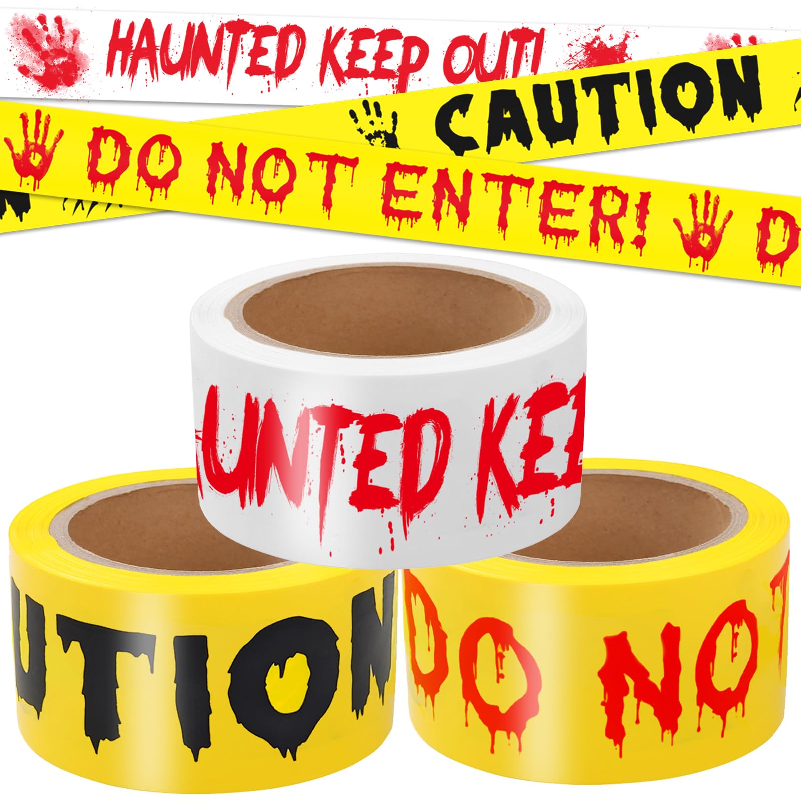 Halloween Do Not Enter Tape - Spooky Decorations -9