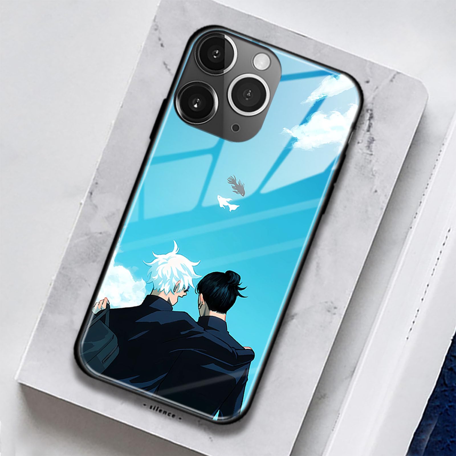 Amazon.com: Akatxezy Anime Case for iPhone 14 Pro, 9H Tempered