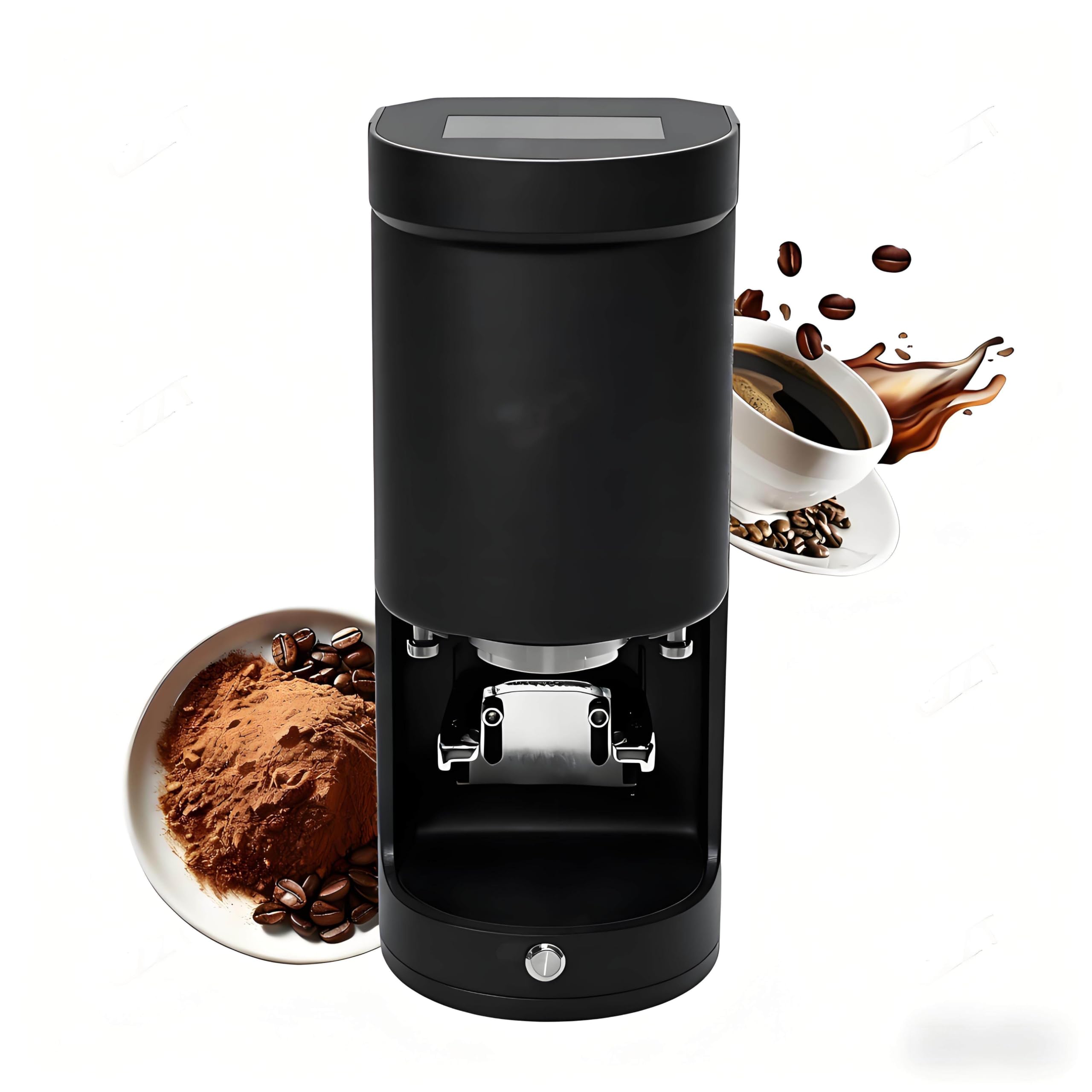 New 58mm Coffee Tamper Automatic Electric Bean Powder Press Machine for Expresso Coffee Tamper Machine 10-30kg Pressure Adjustable